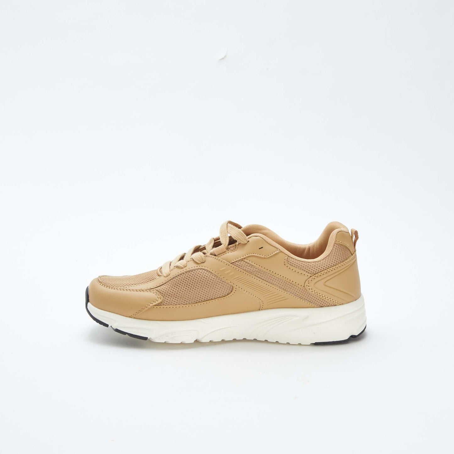 Mesh running trainers BEIGE
