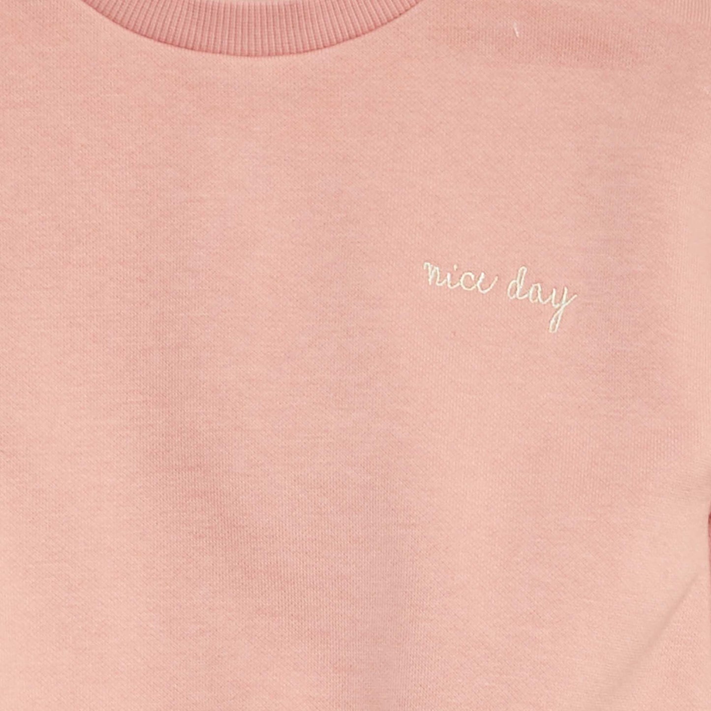 Plain sweatshirt and joggers set - 2-piece set PINK