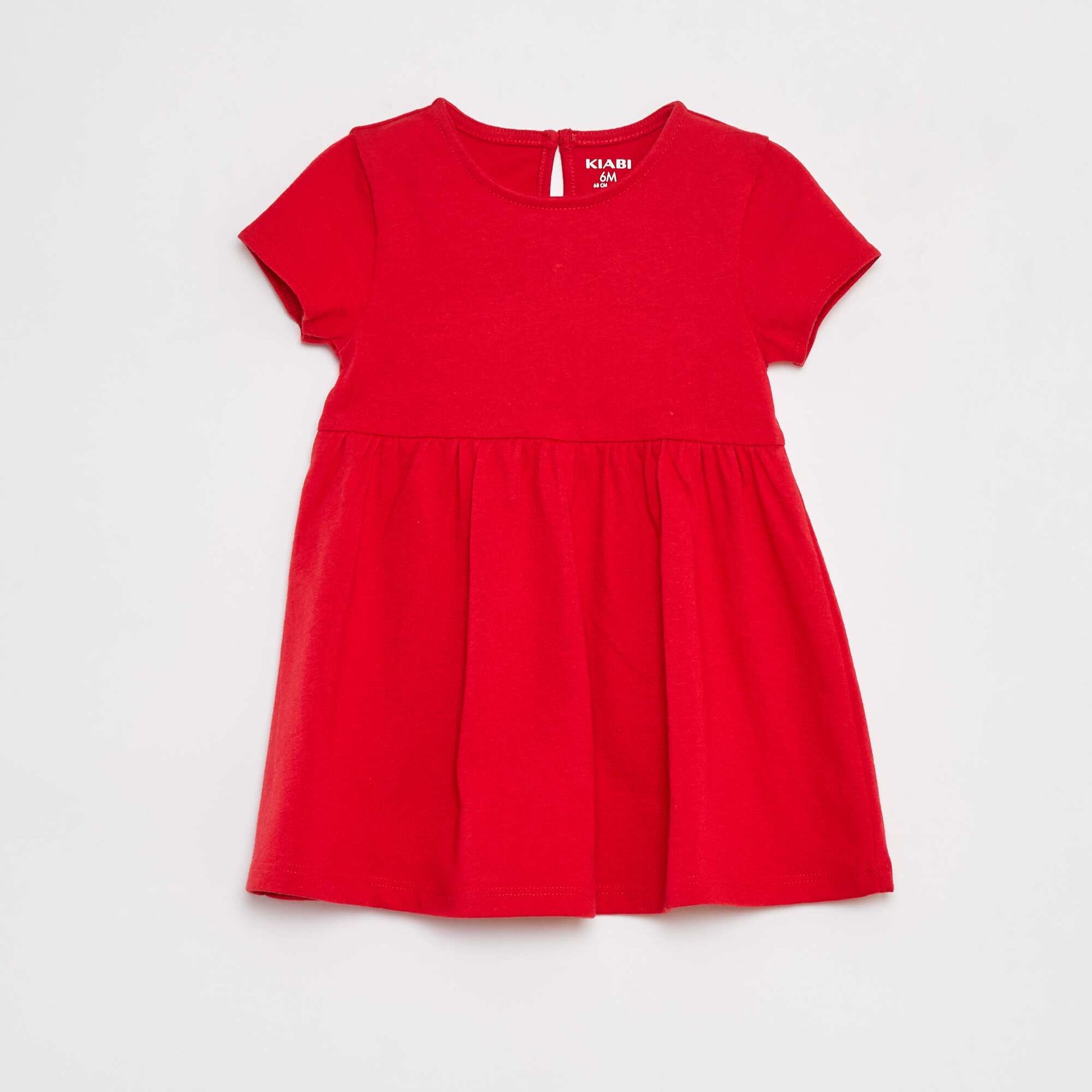Set of 2 short-sleeved dresses RED