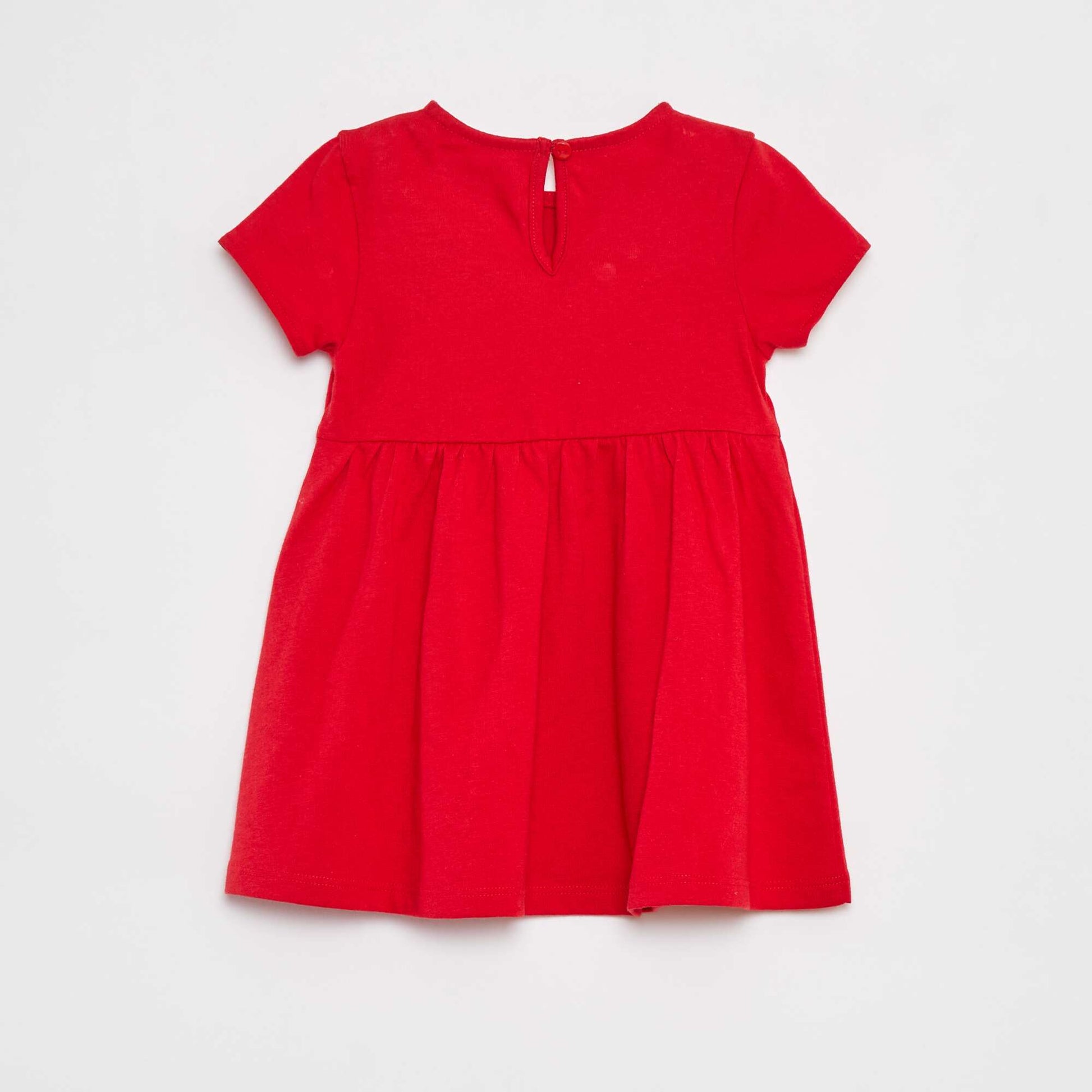 Set of 2 short-sleeved dresses RED