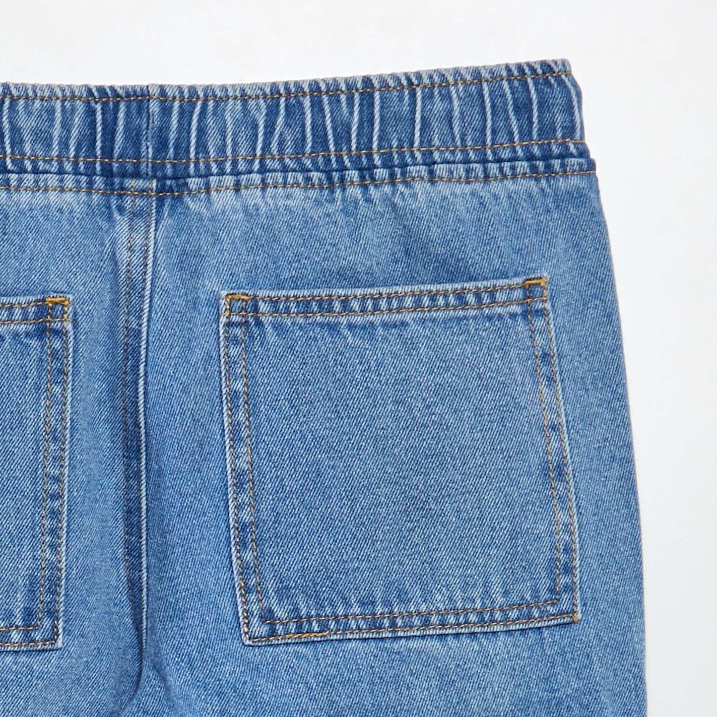 Denim jeans with pockets BLUE