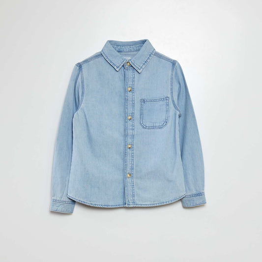 Denim shirt BLUE