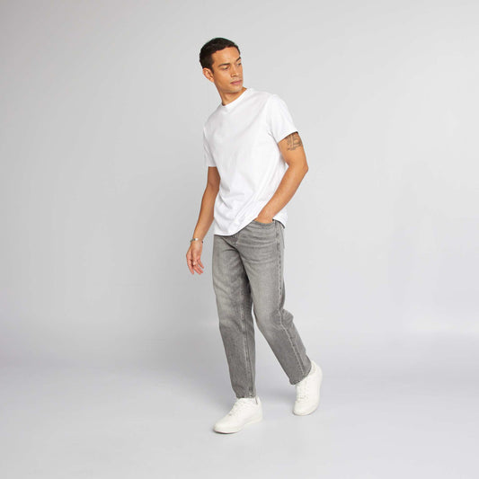 5-pocket regular-fit jeans GREY