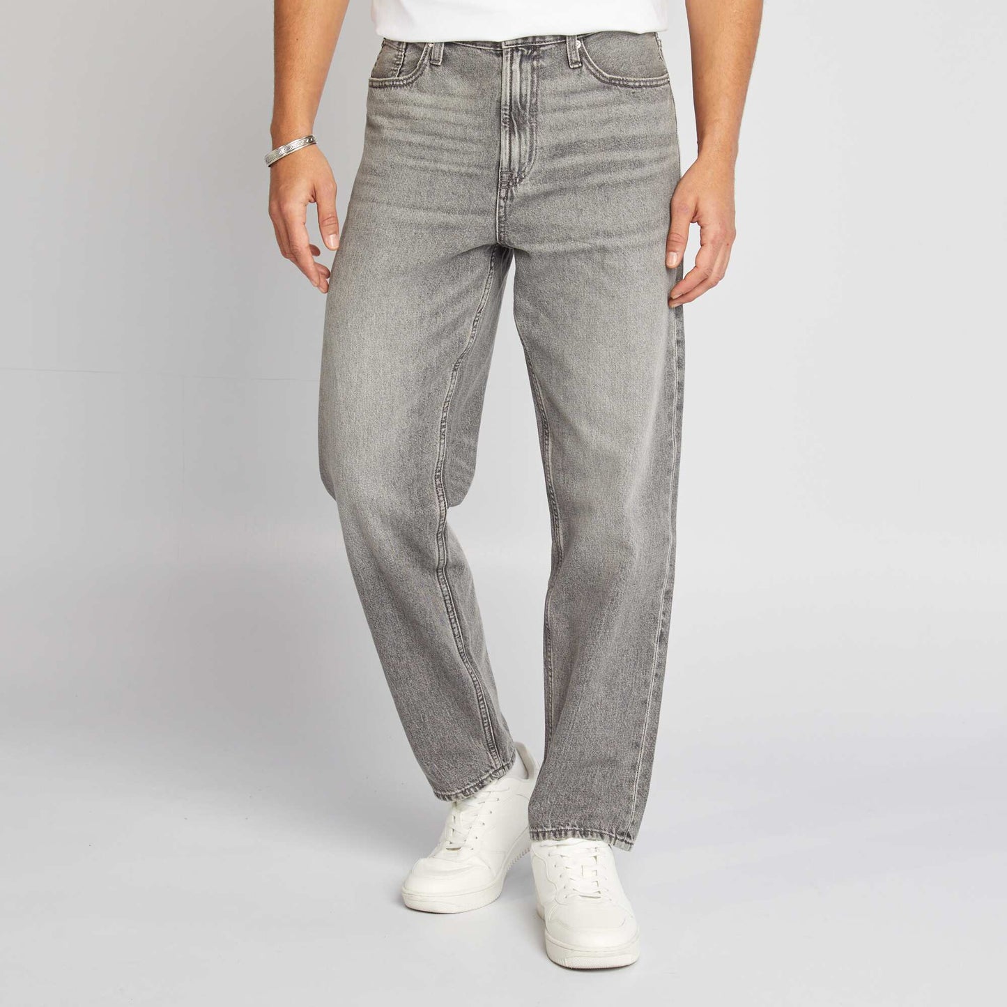 5-pocket regular-fit jeans GREY