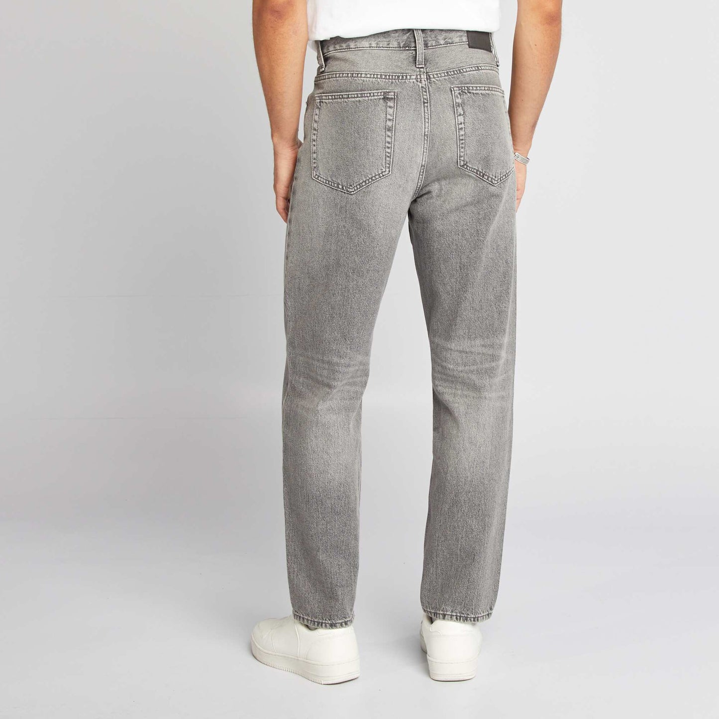 5-pocket regular-fit jeans GREY