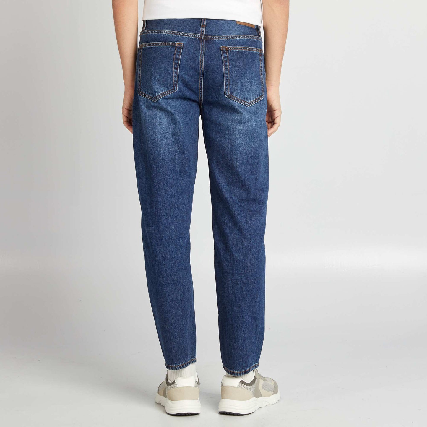 Relaxed fit jeans with hemp content BLUE