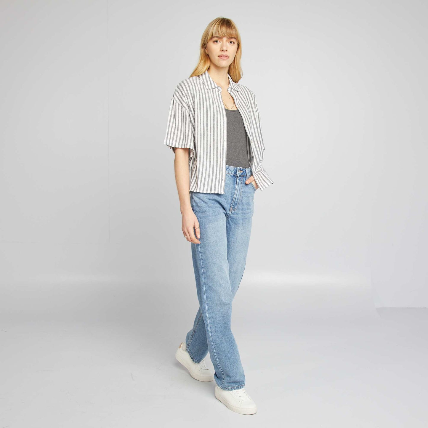 Regular-fit/straight-leg jeans BLUE