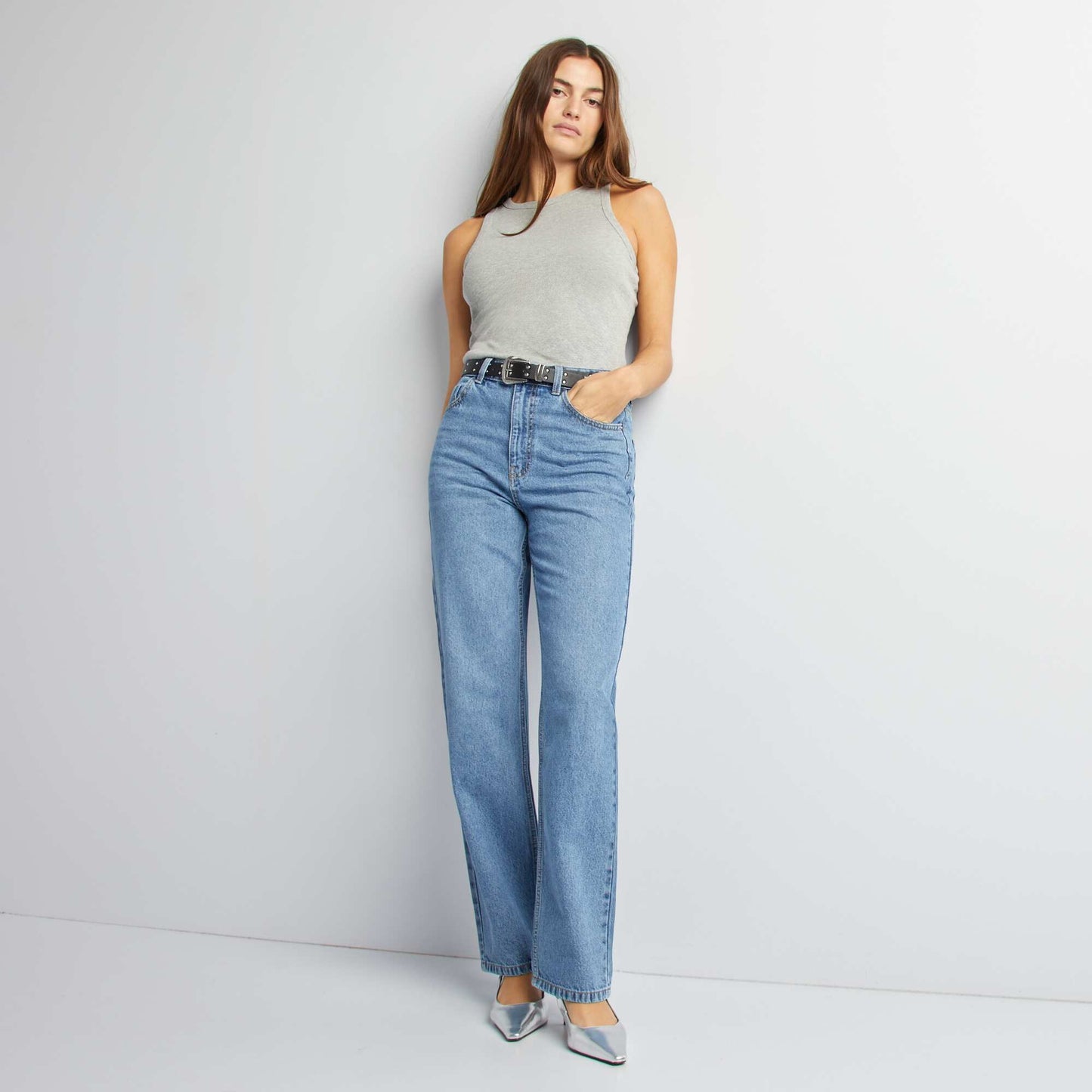 Regular-fit/straight-leg jeans BLUE