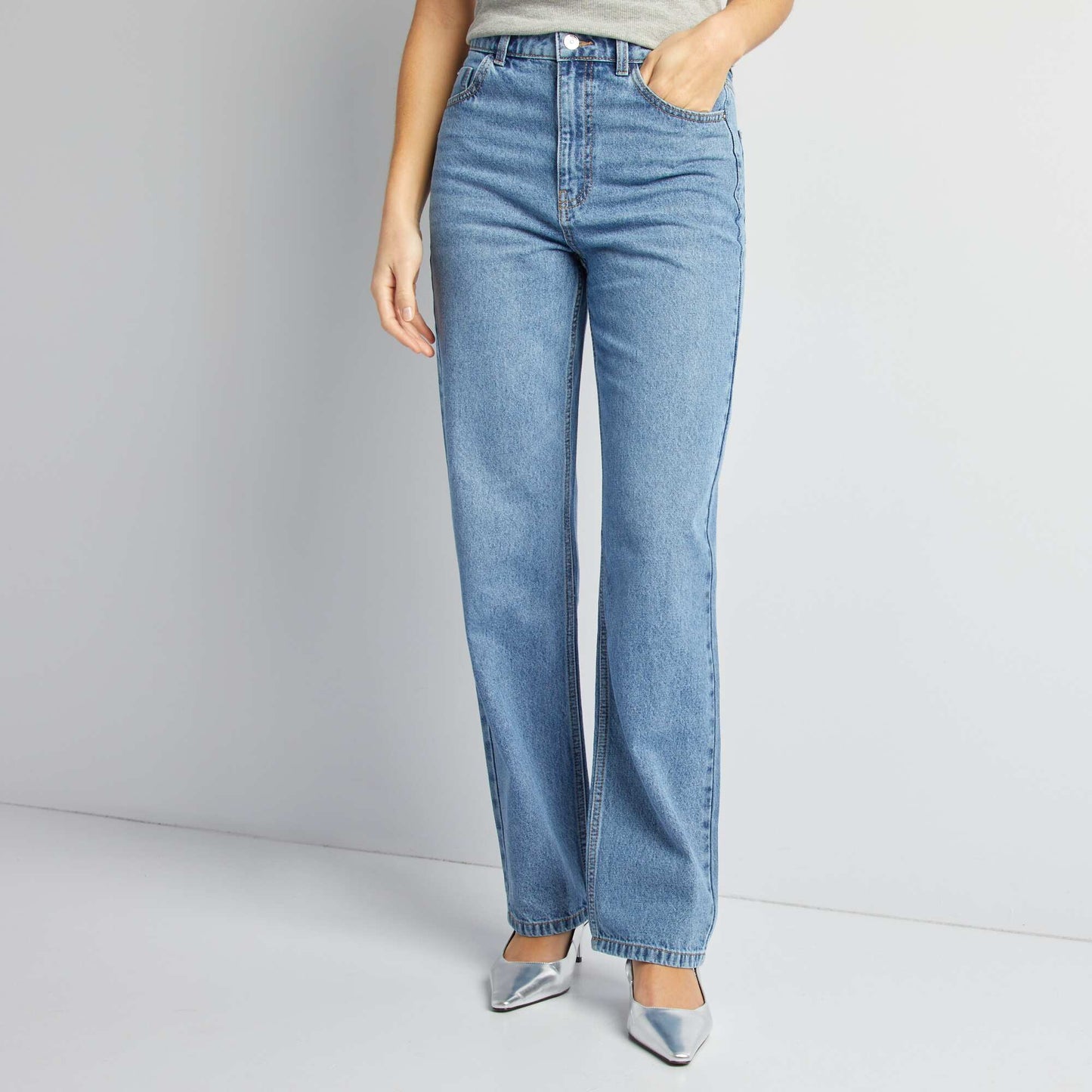 Regular-fit/straight-leg jeans BLUE