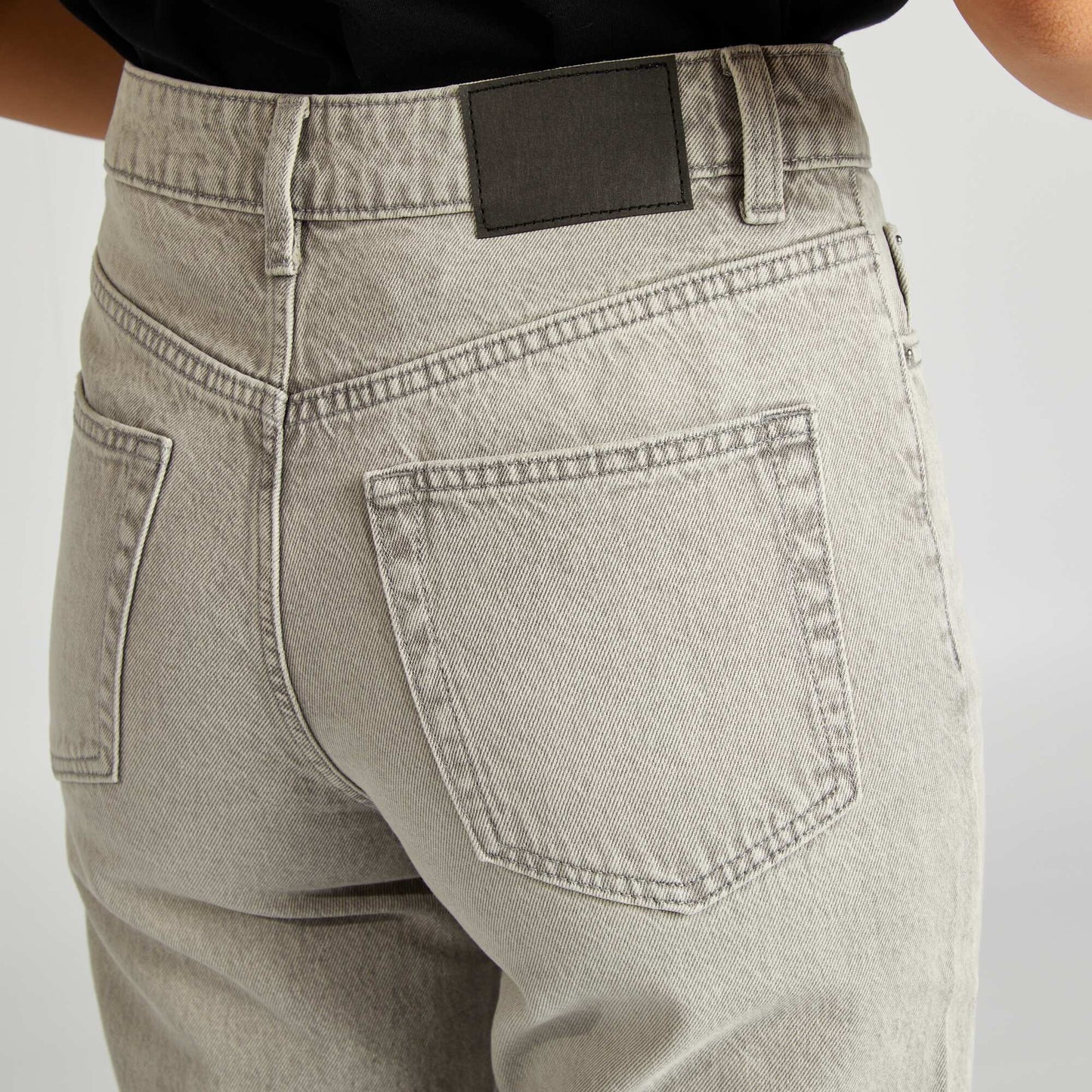 Regular-fit/straight-leg jeans GREY