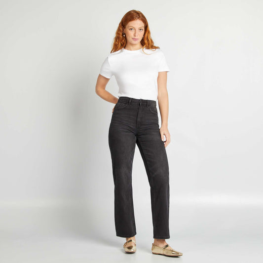 Regular-fit/straight-leg jeans GREY