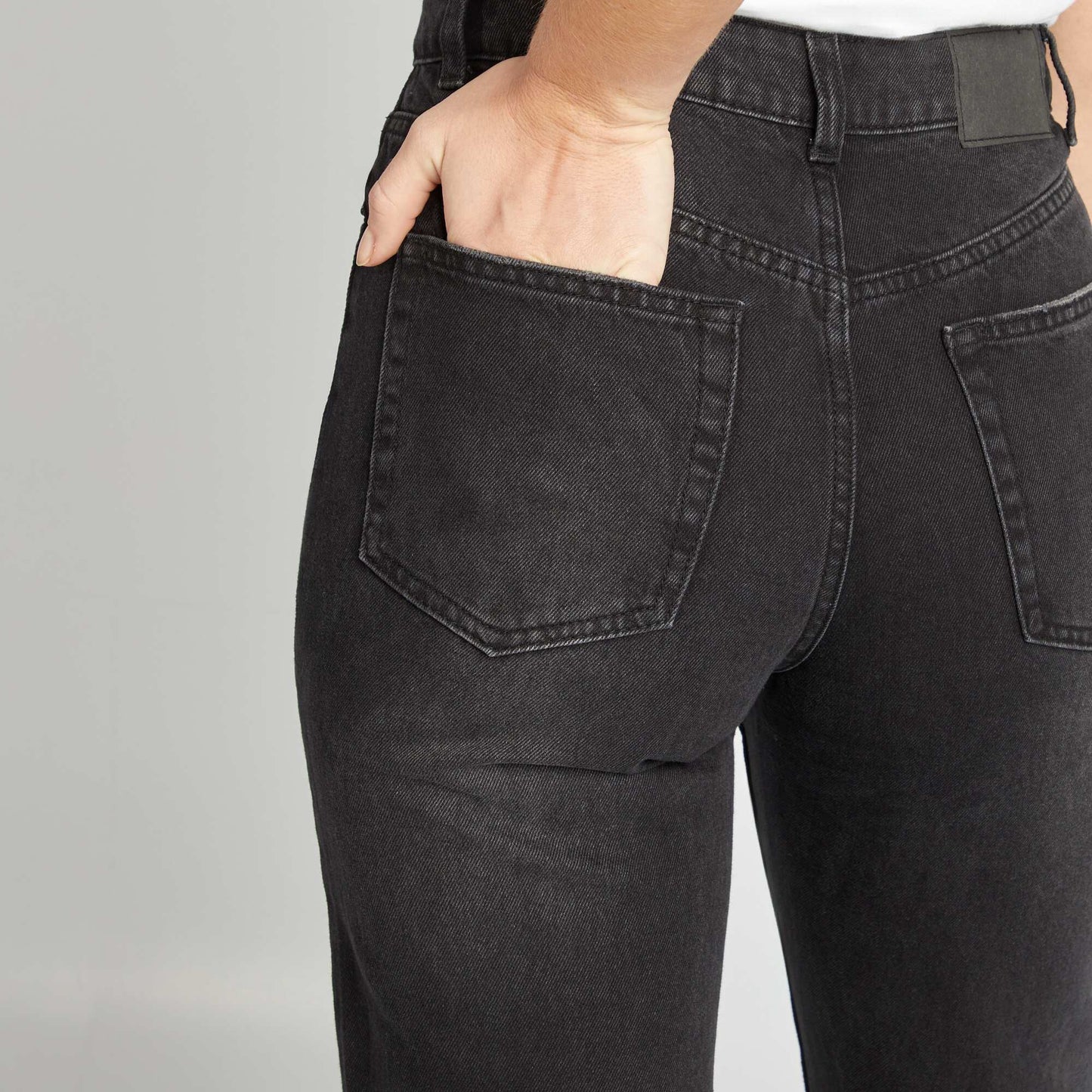 Regular-fit/straight-leg jeans GREY