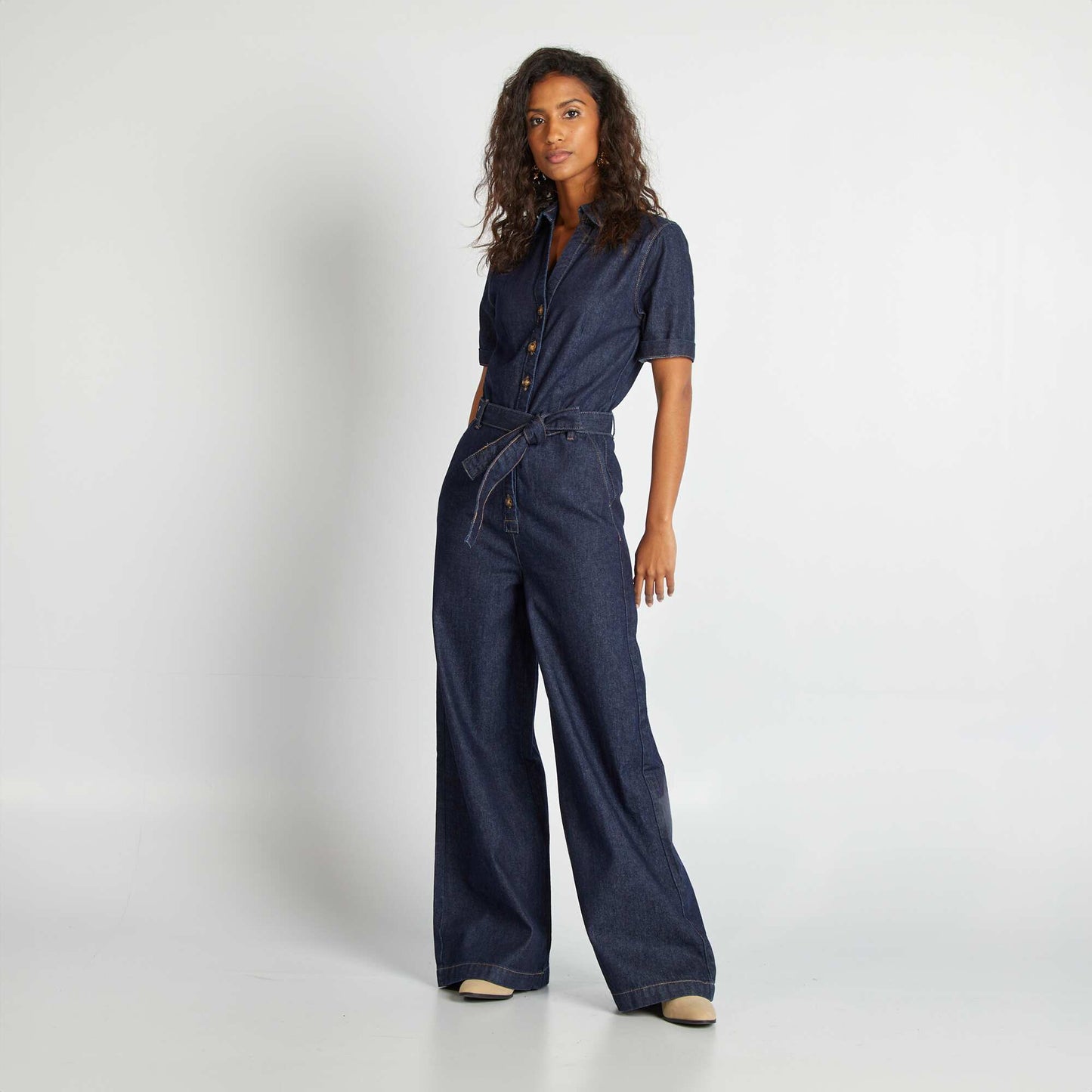 Denim jumpsuit BLUE