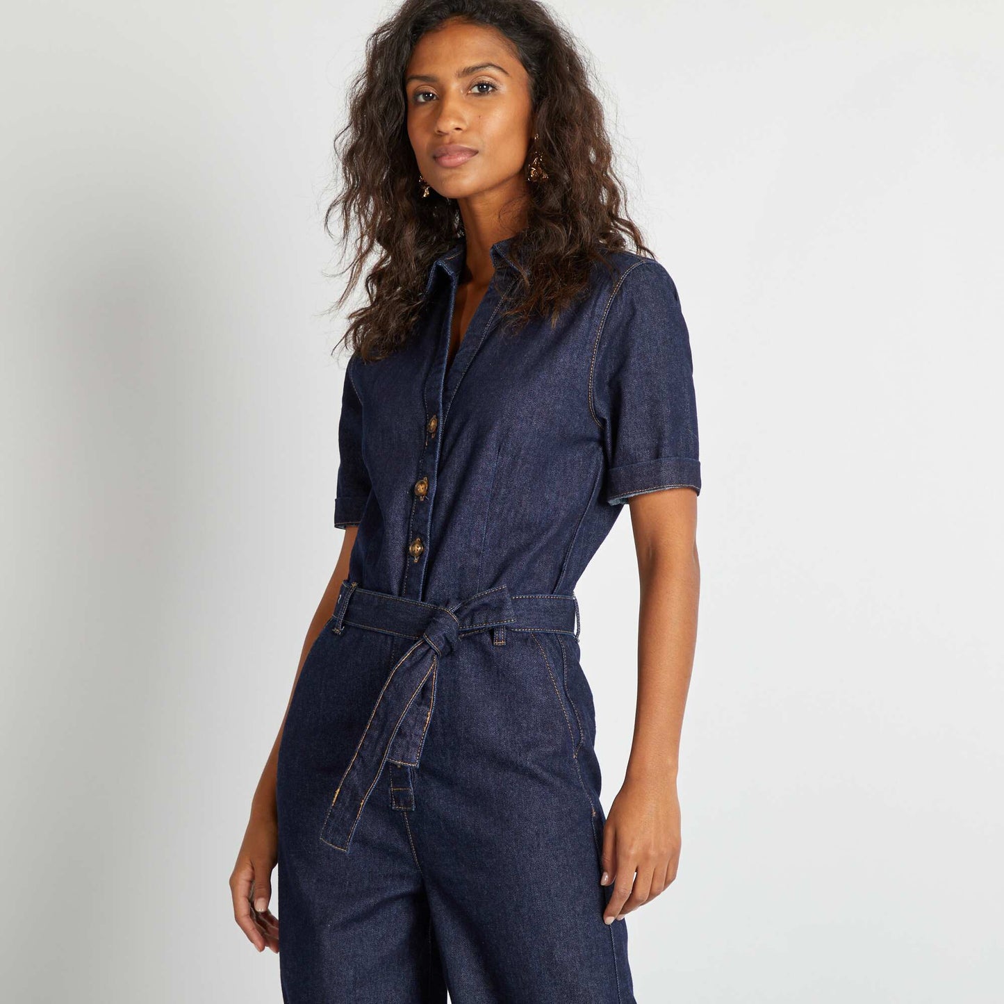 Denim jumpsuit BLUE