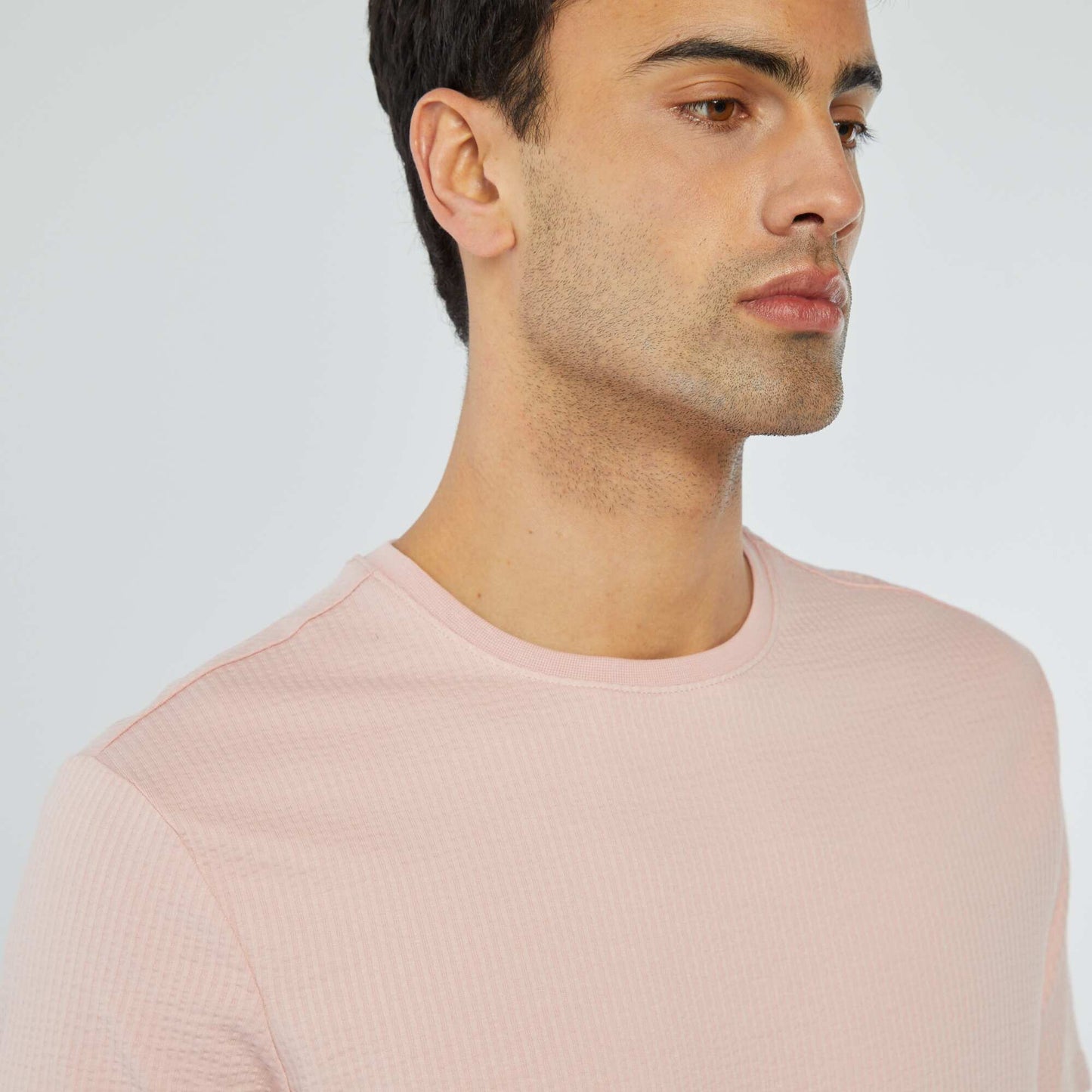 Seersucker T-shirt PINK