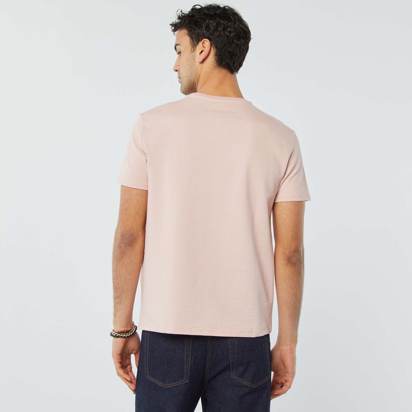 Seersucker T-shirt PINK