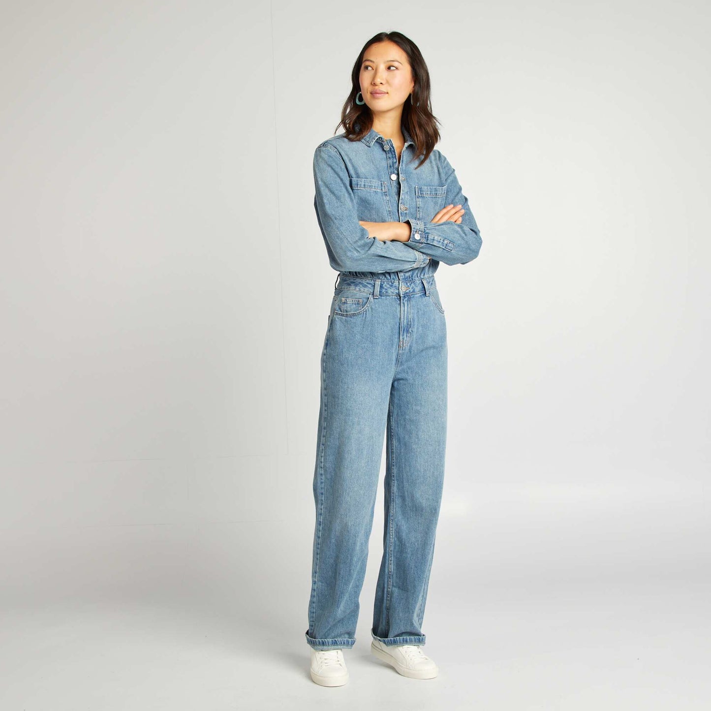 Denim jumpsuit BLUE