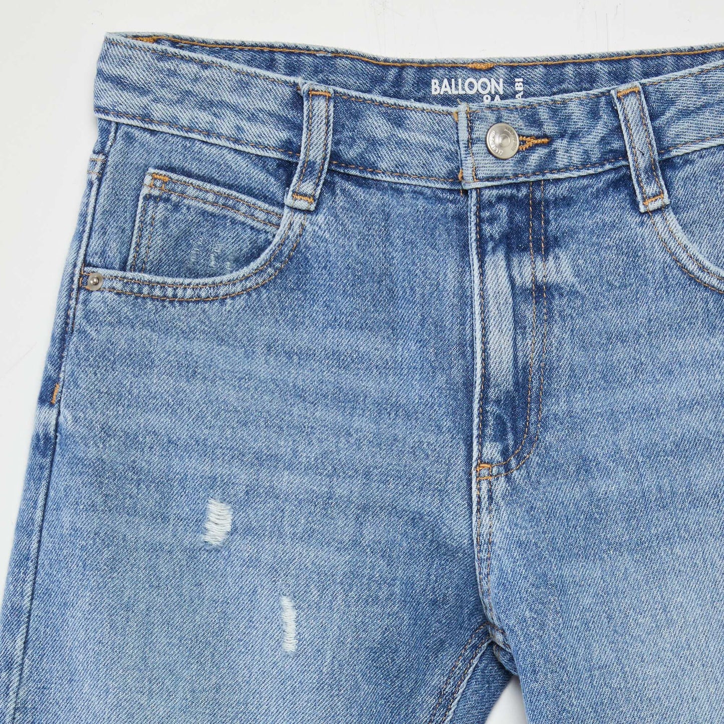 Distressed mom jeans BLUE