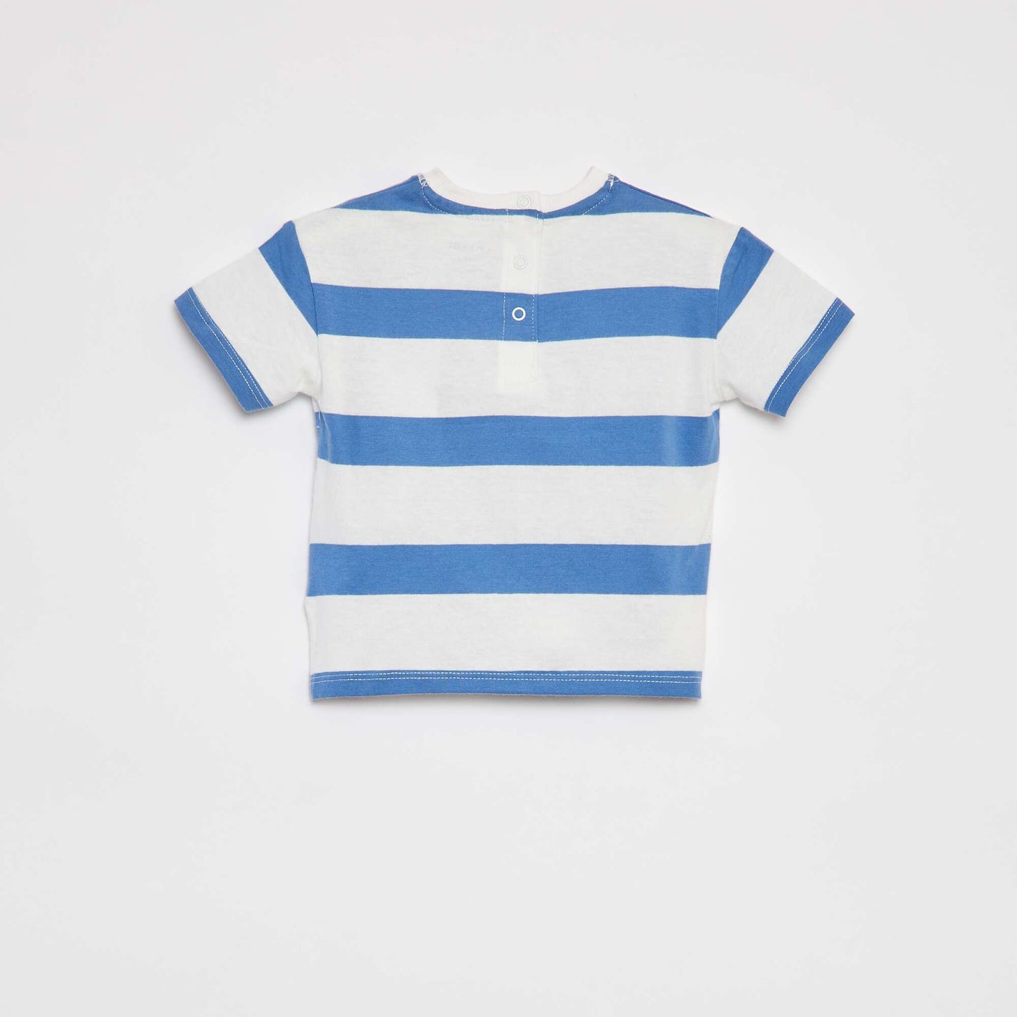 مخطط تيشرت أزرق