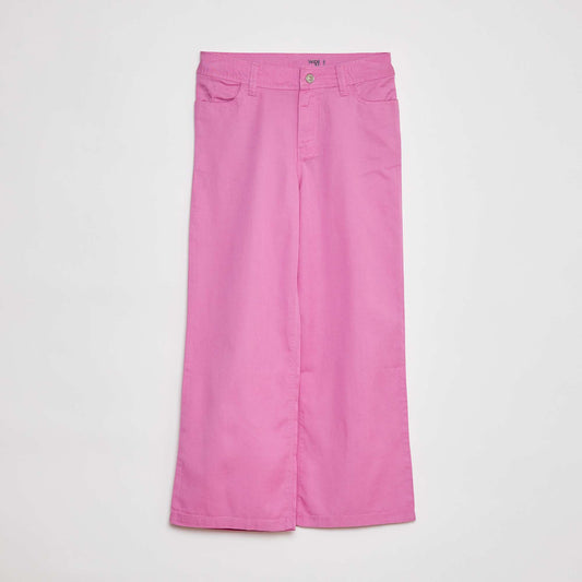 Lightweight wide-leg trousers PINK