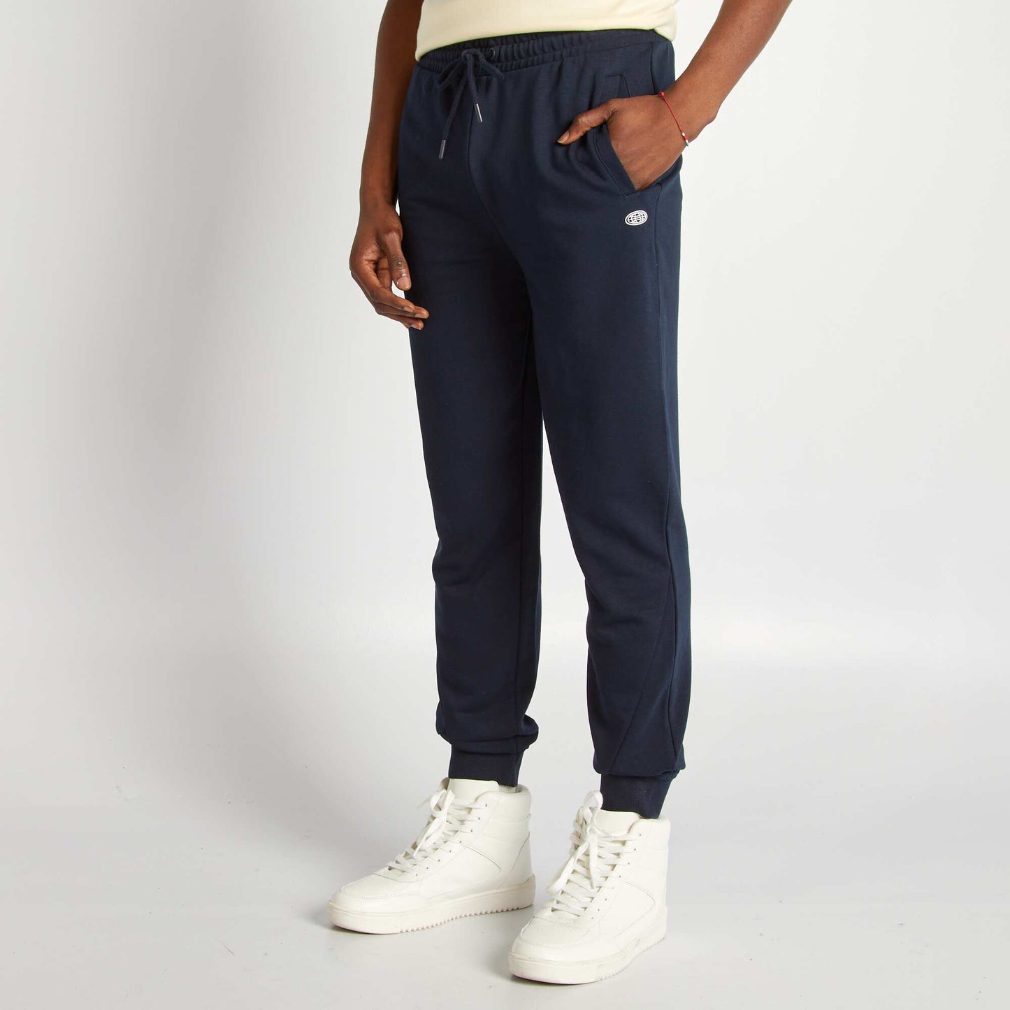 Sweatshirt fabric joggers blue