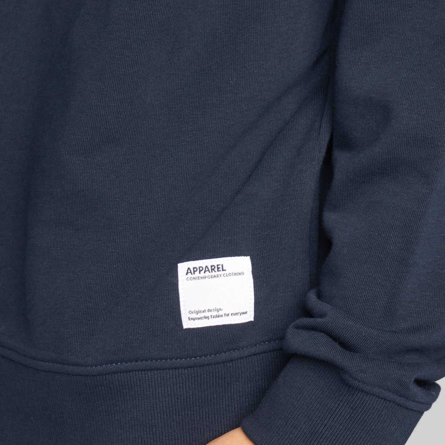 Plain basic sweatshirt BLUE