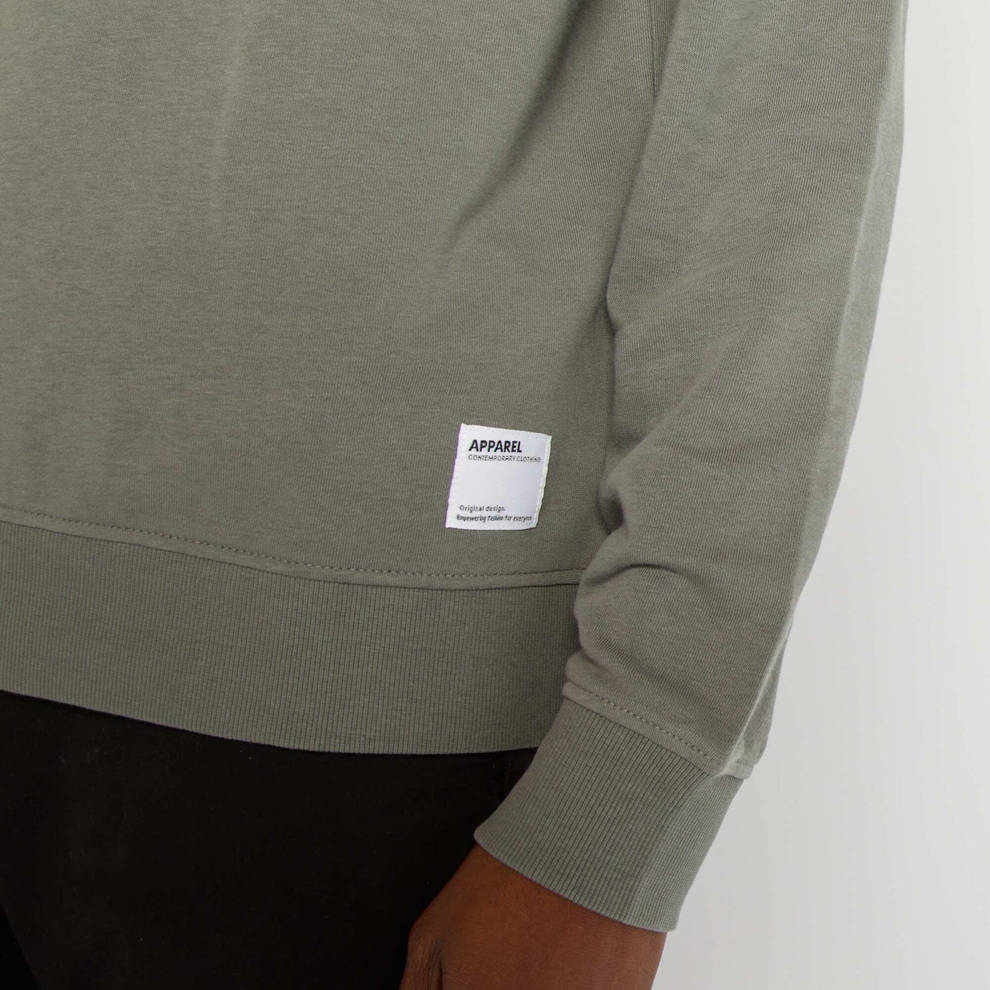 Plain basic sweatshirt GREEN