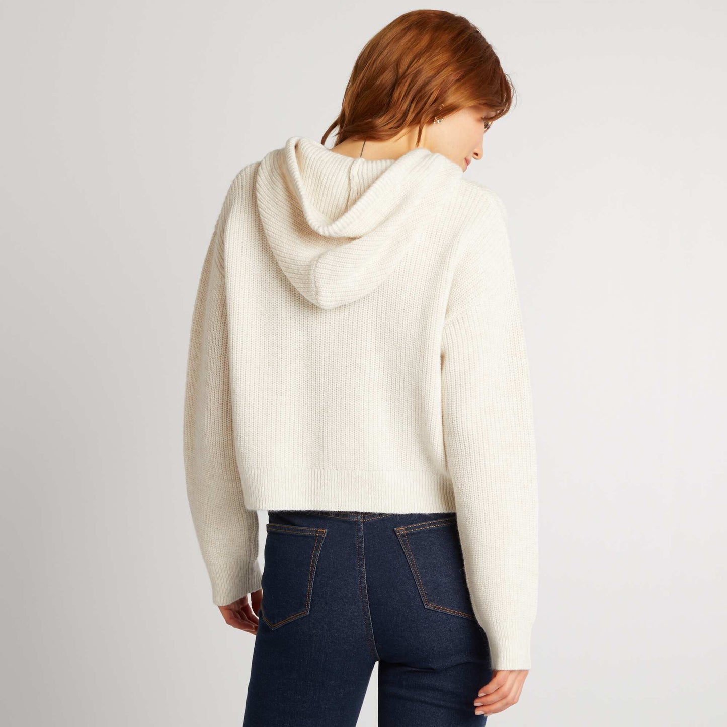 Hooded sweater BEIGE