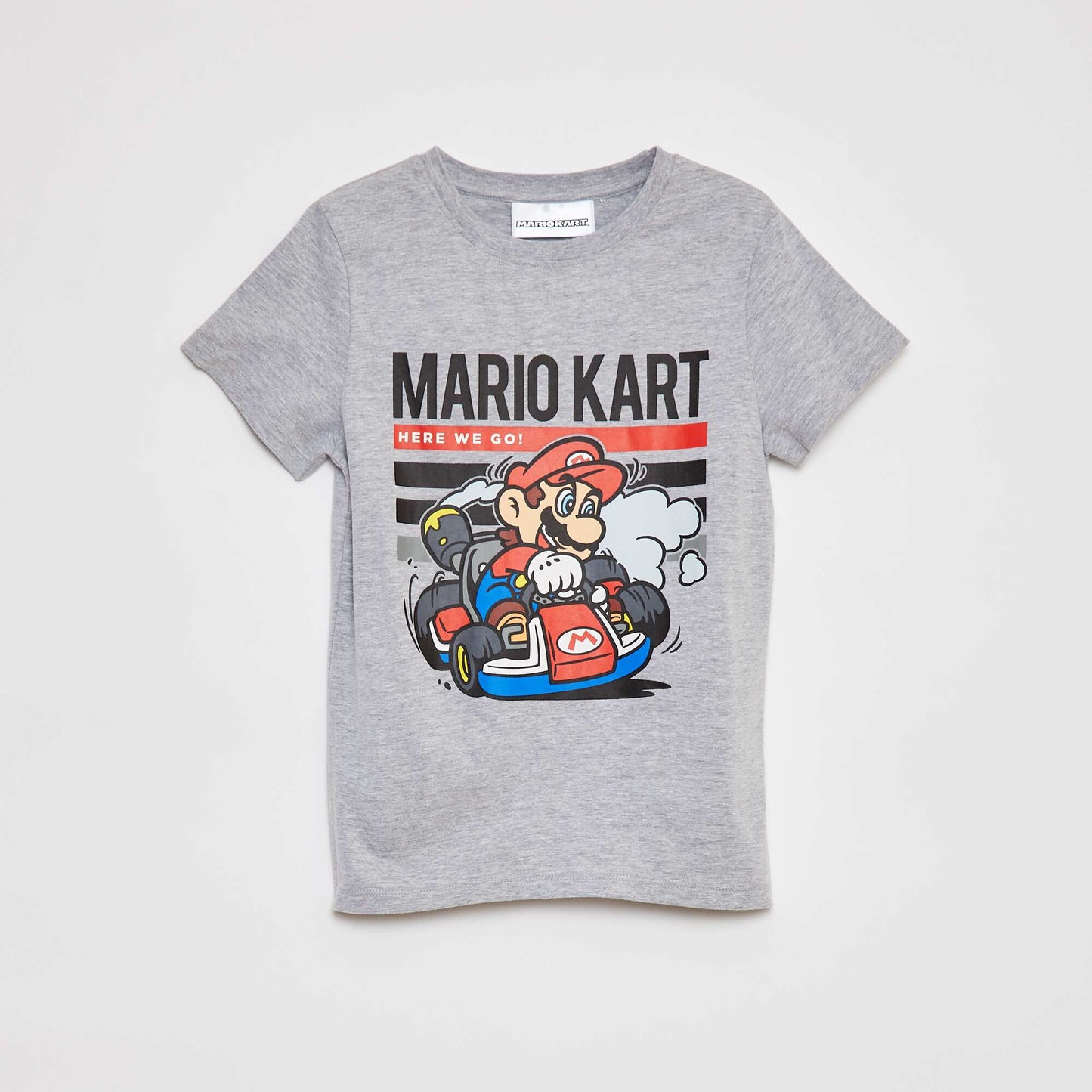 بيجامة "سوبر ماريو" القصيرة - طقم من قطعتين رمادي