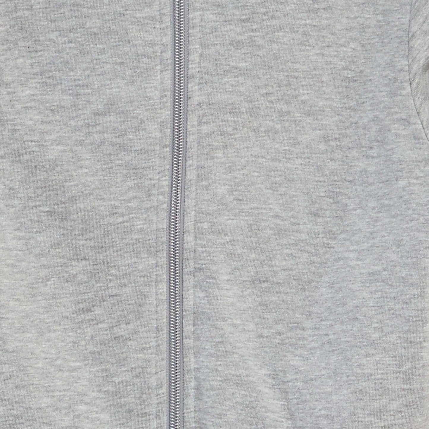 Zipped French terry hoodie GREY