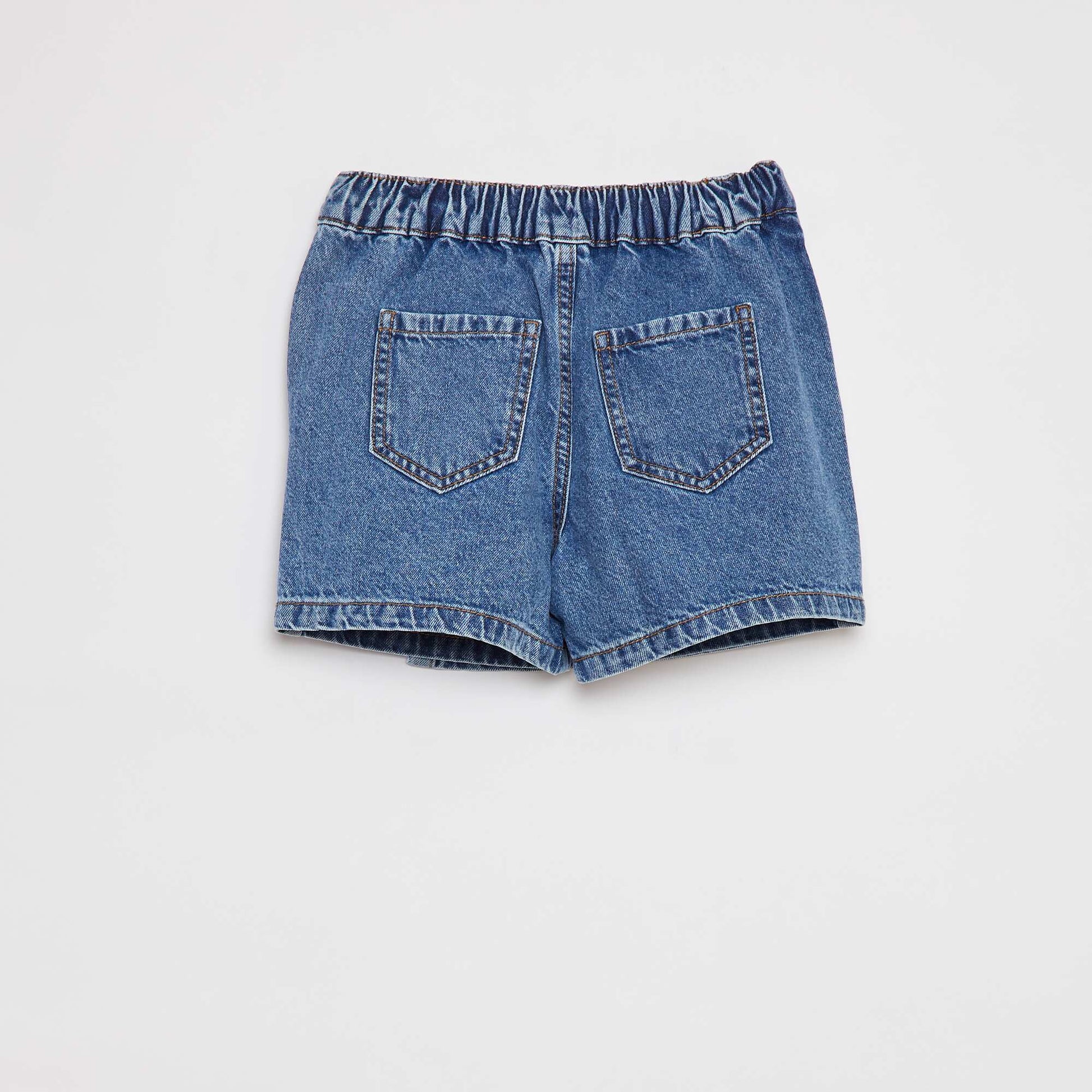 Denim skort BLUE