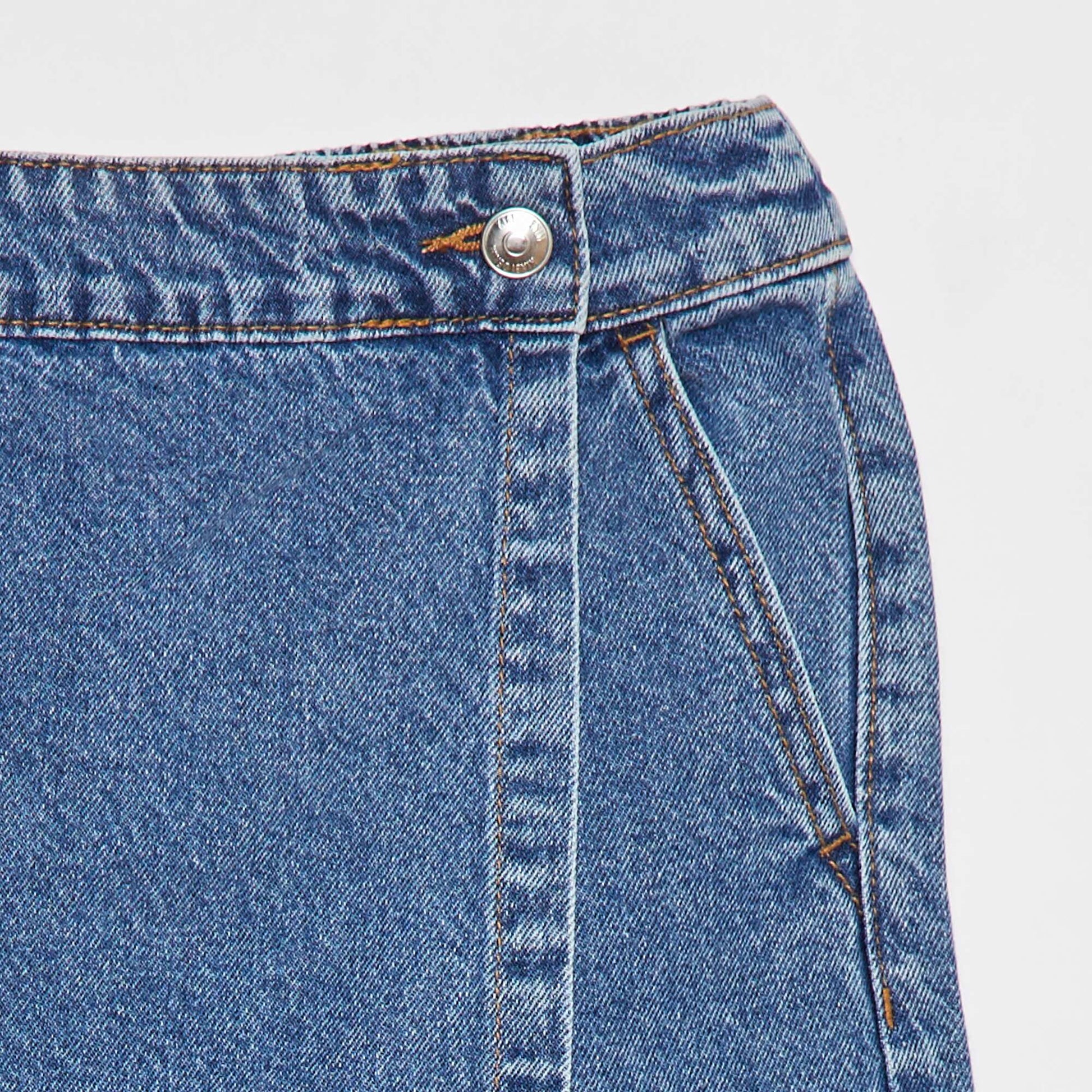 Denim skort BLUE