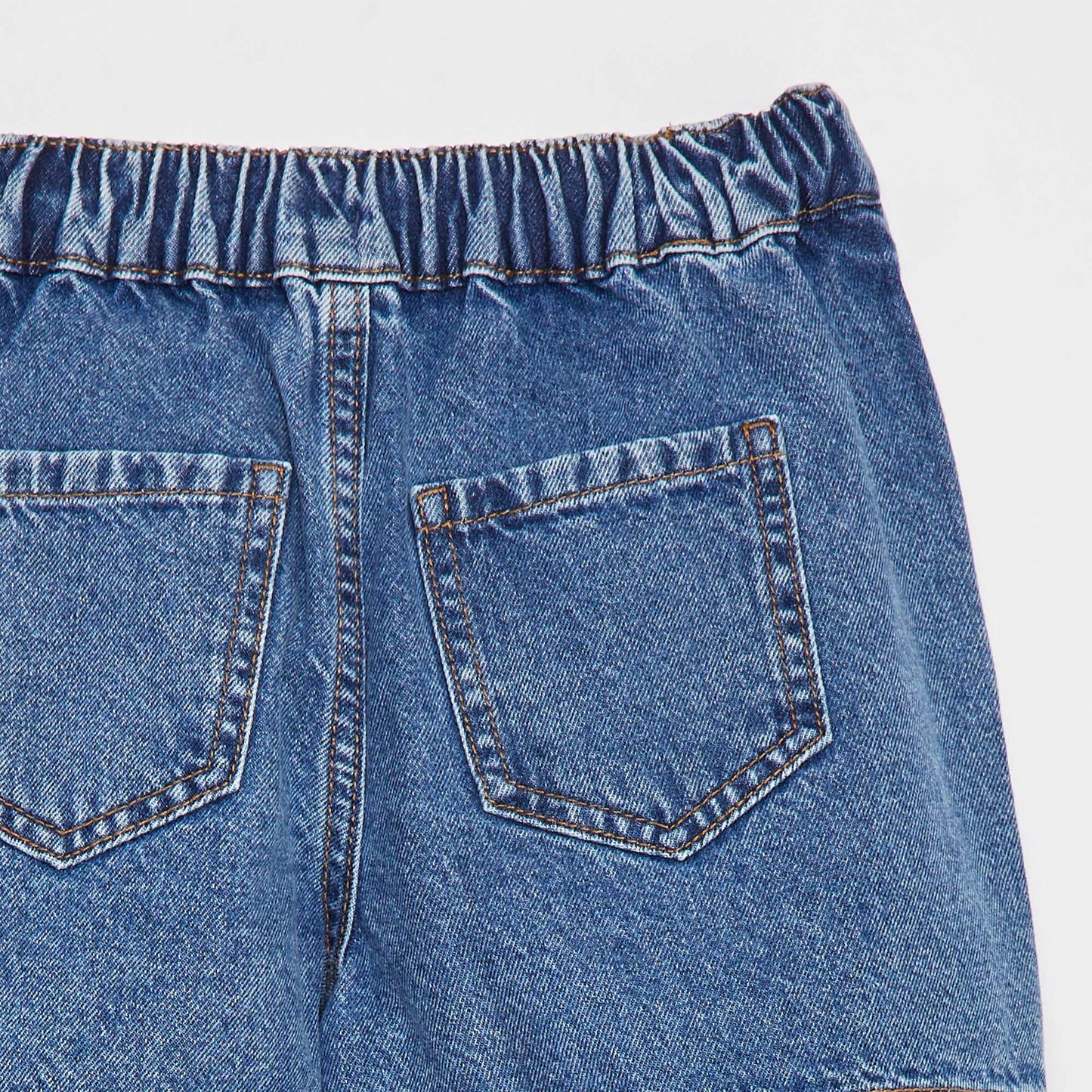 Denim skort BLUE