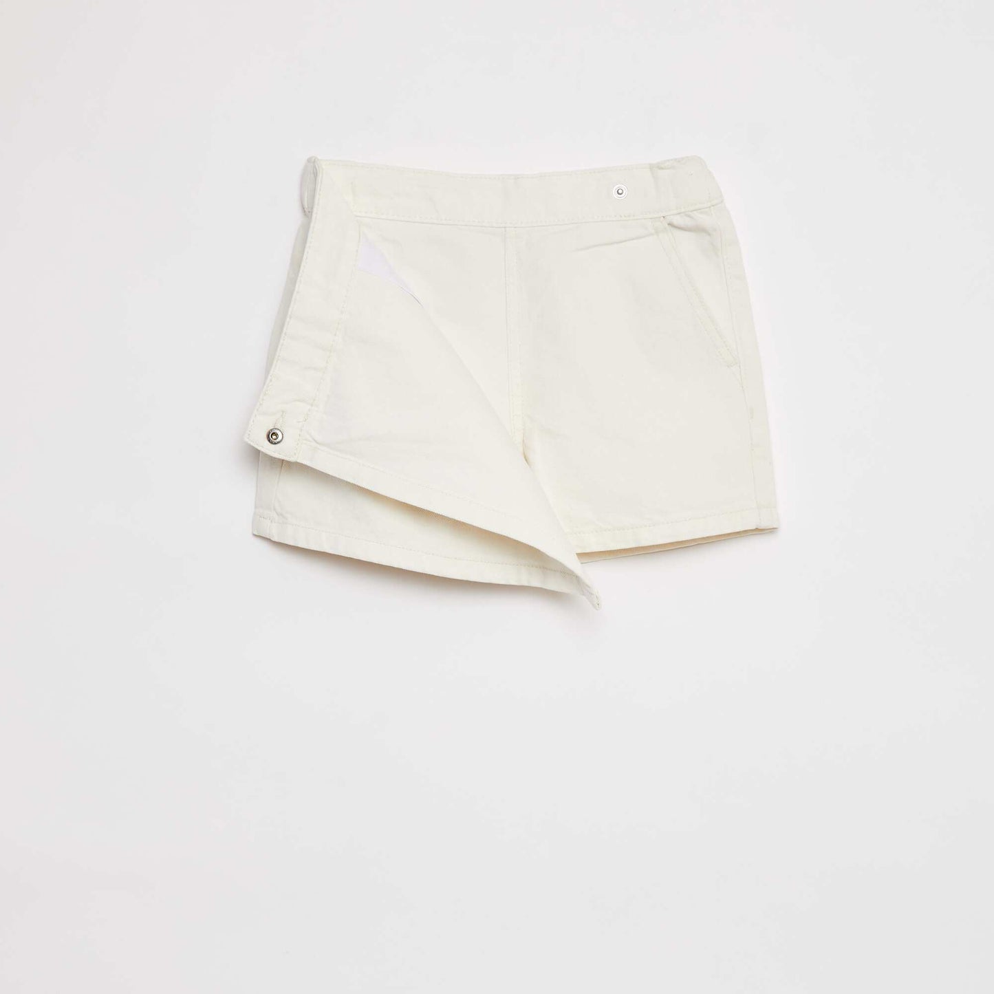 Denim skort WHITE
