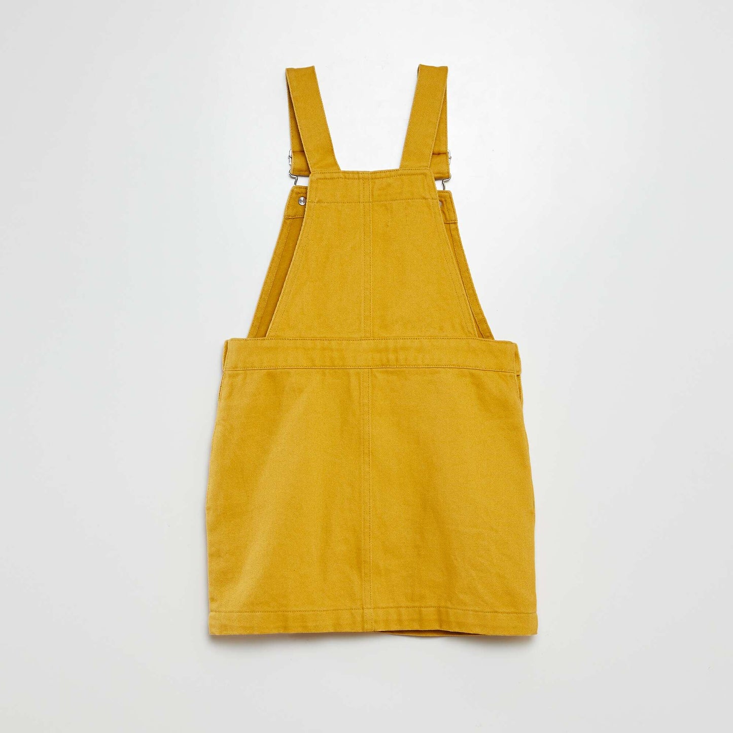 Dungaree dress with pocket - Grafik Edition WHITE