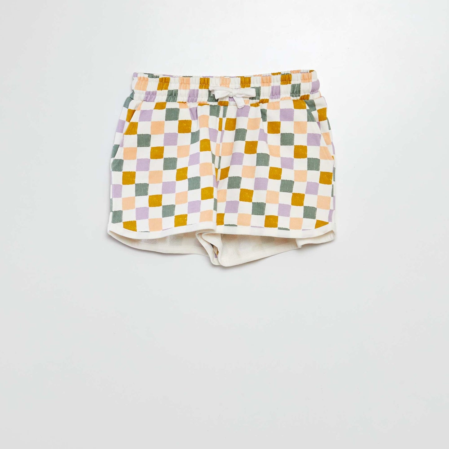 سويت شيرت قماش قصير - إصدار جرافيك أبيض