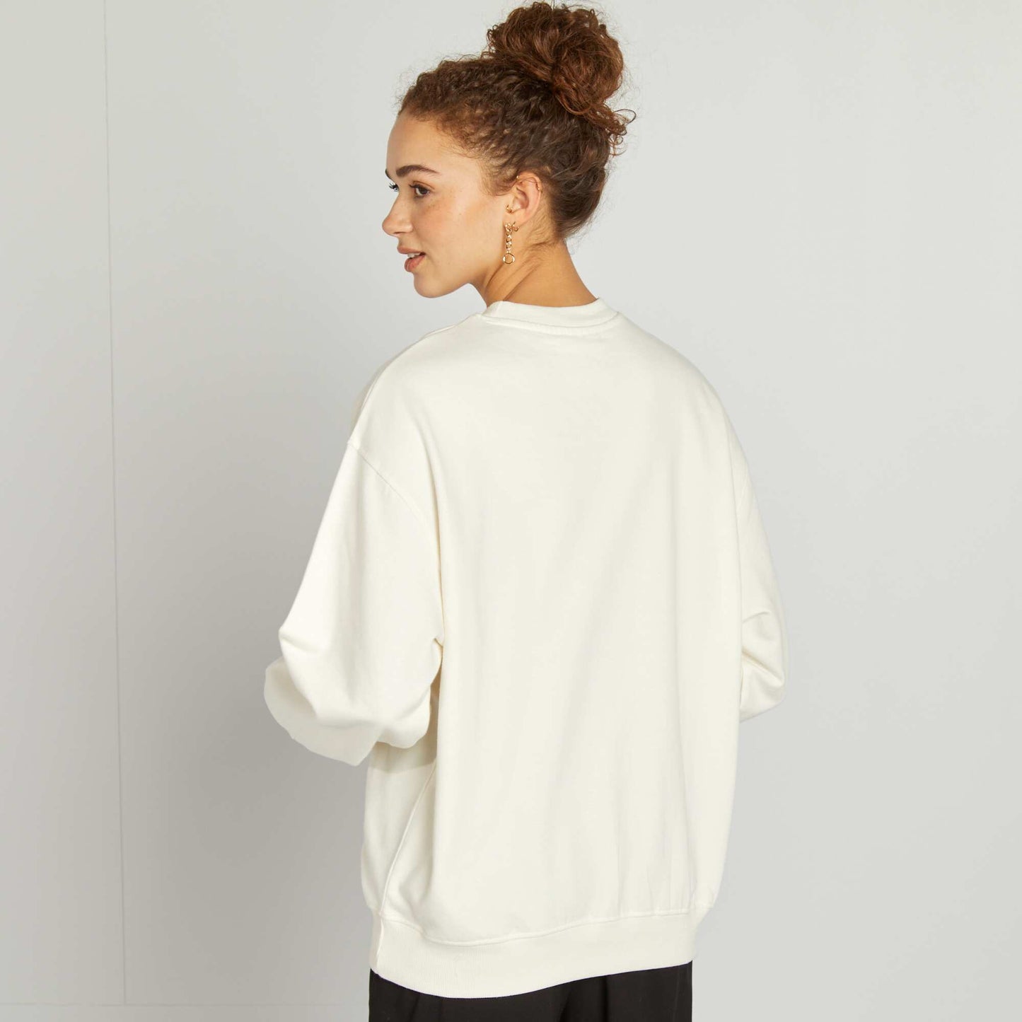 'One Piece' printed sweatshirt WHITE