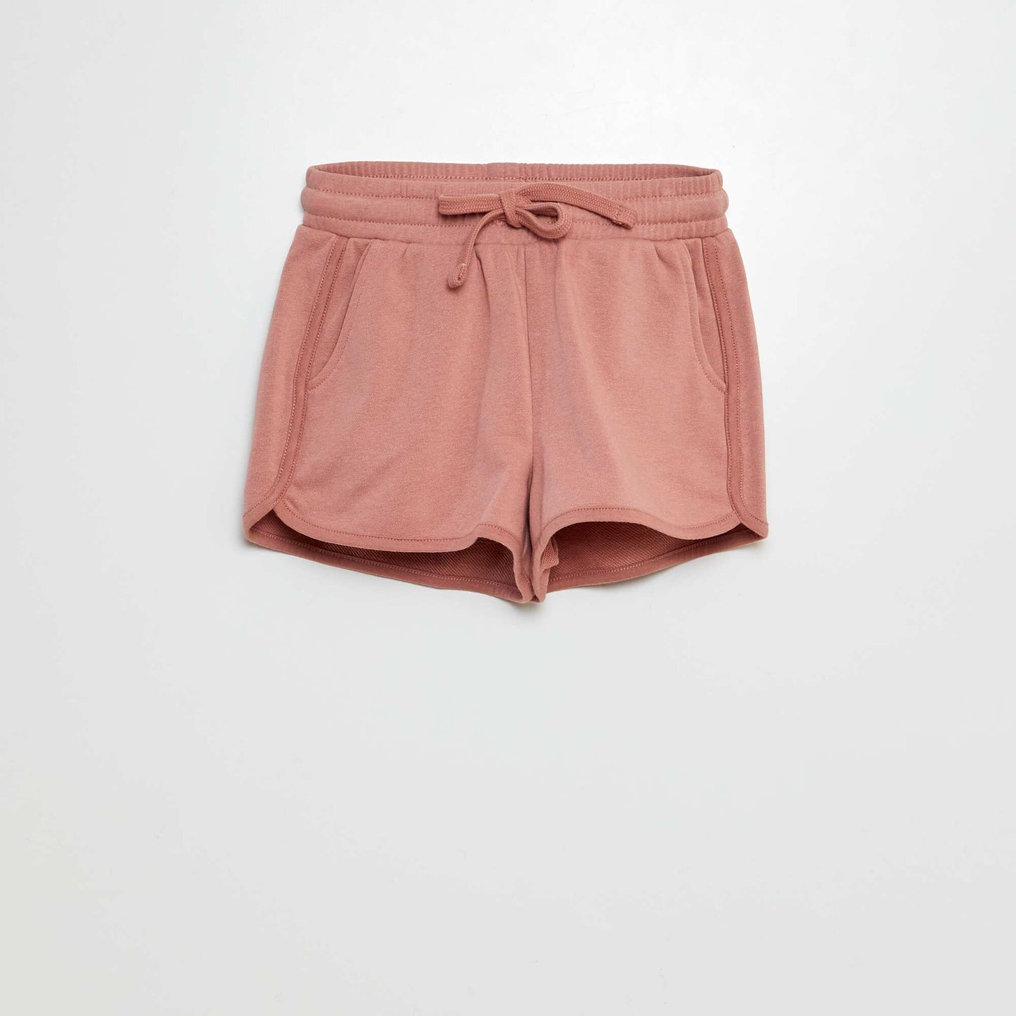 Lightweight sweatshirt fabric shorts (French terry) PINK