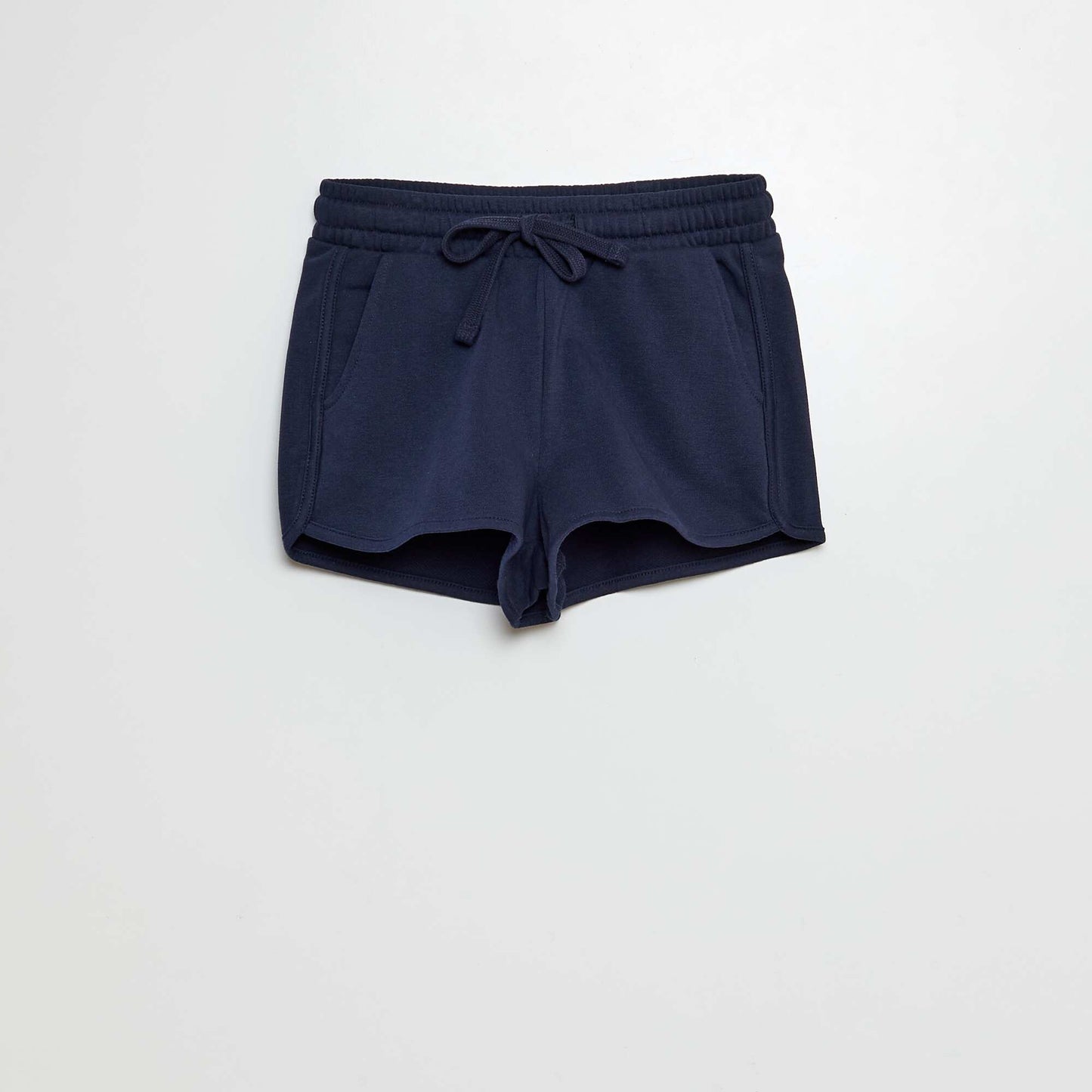 Lightweight sweatshirt fabric shorts (French terry) BLUE