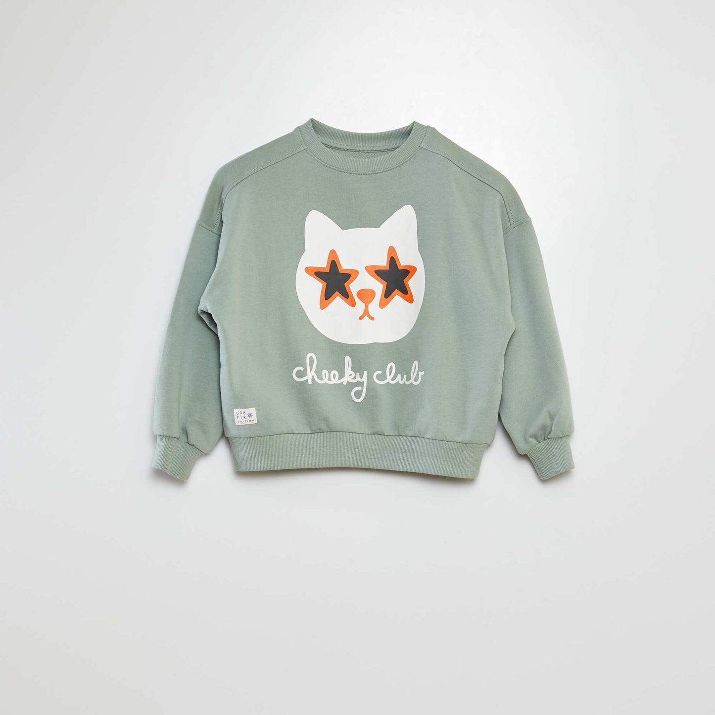 Printed sweatshirt - Grafik Edition WHITE