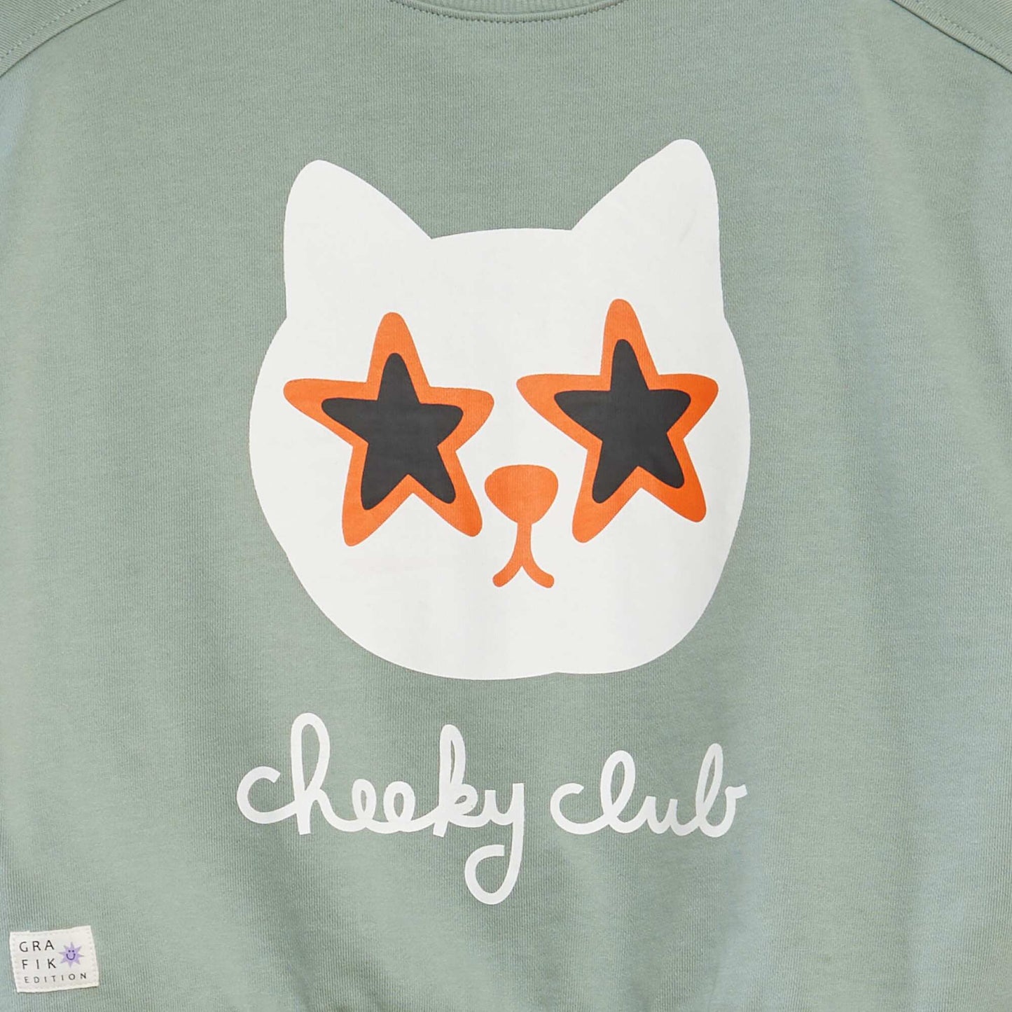 Printed sweatshirt - Grafik Edition WHITE