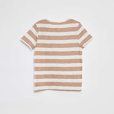 تيشرت بولو مع ياقة هينلي BROWN