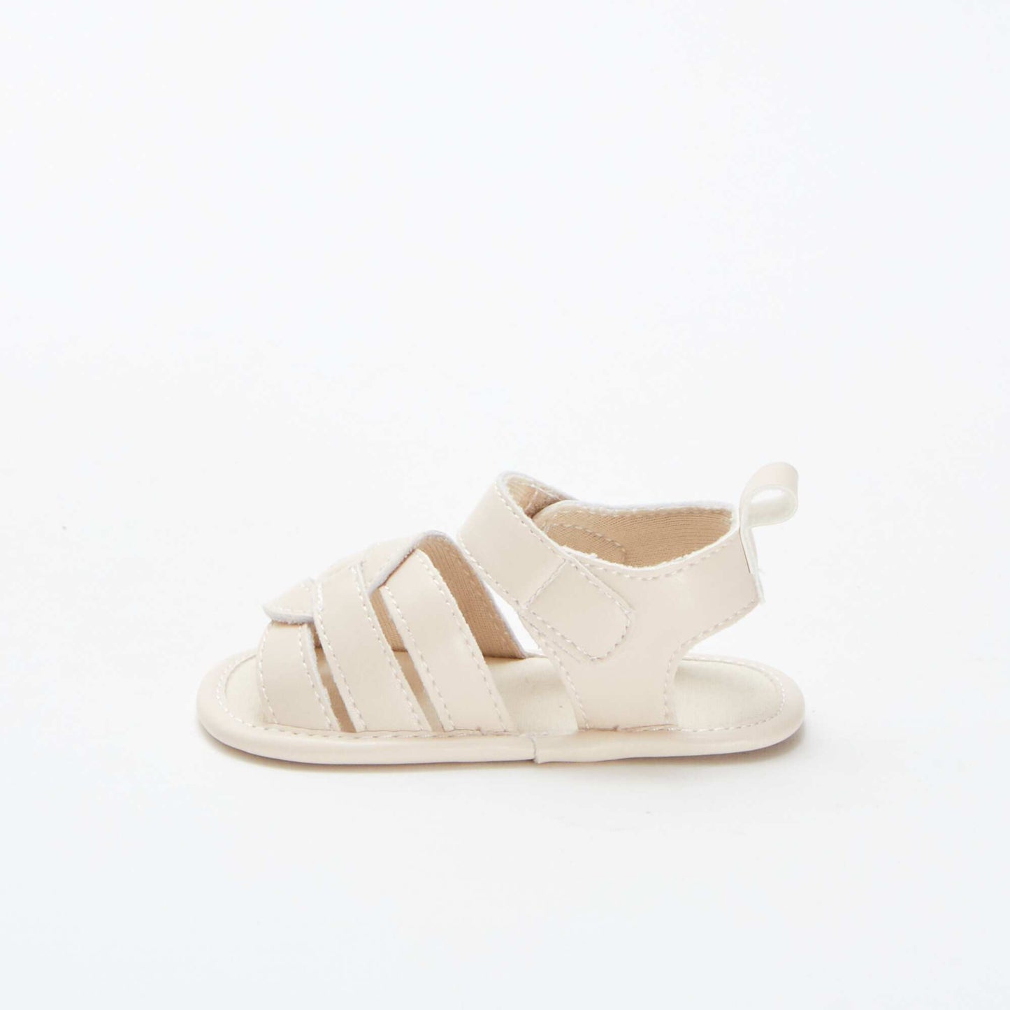 Sandals with crossover straps PINK