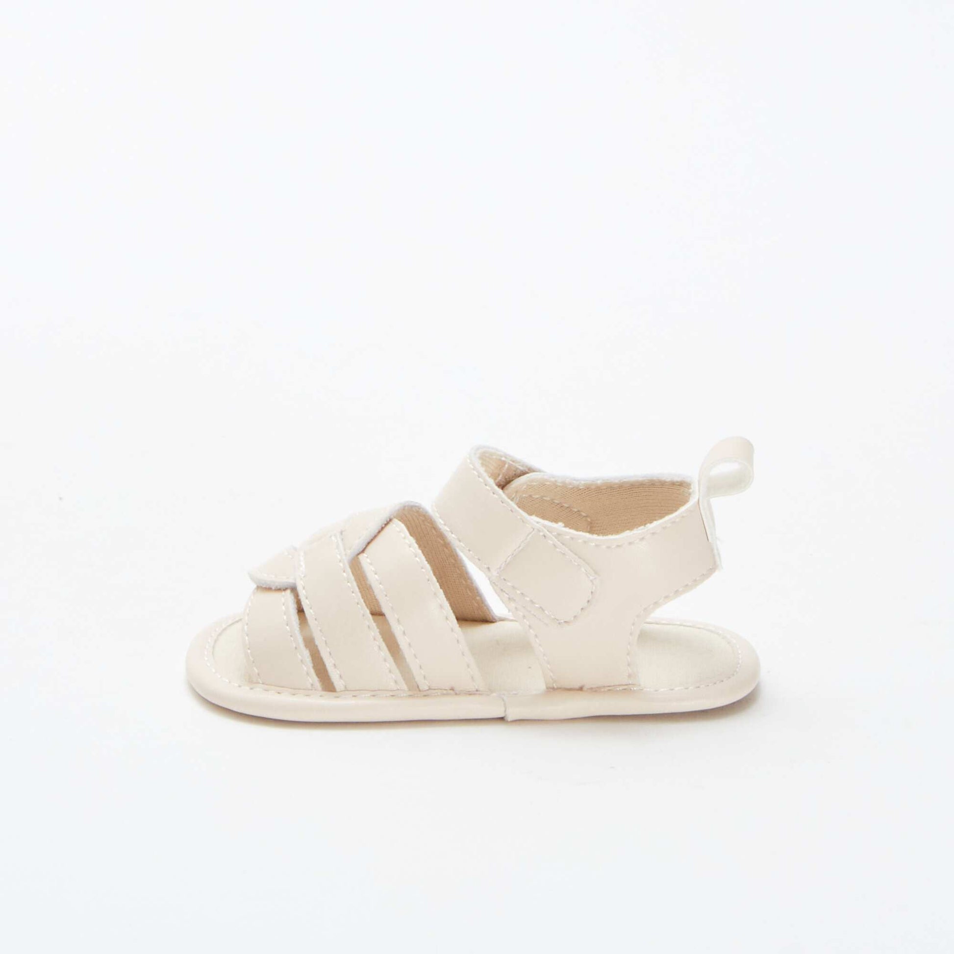 Sandals with crossover straps PINK