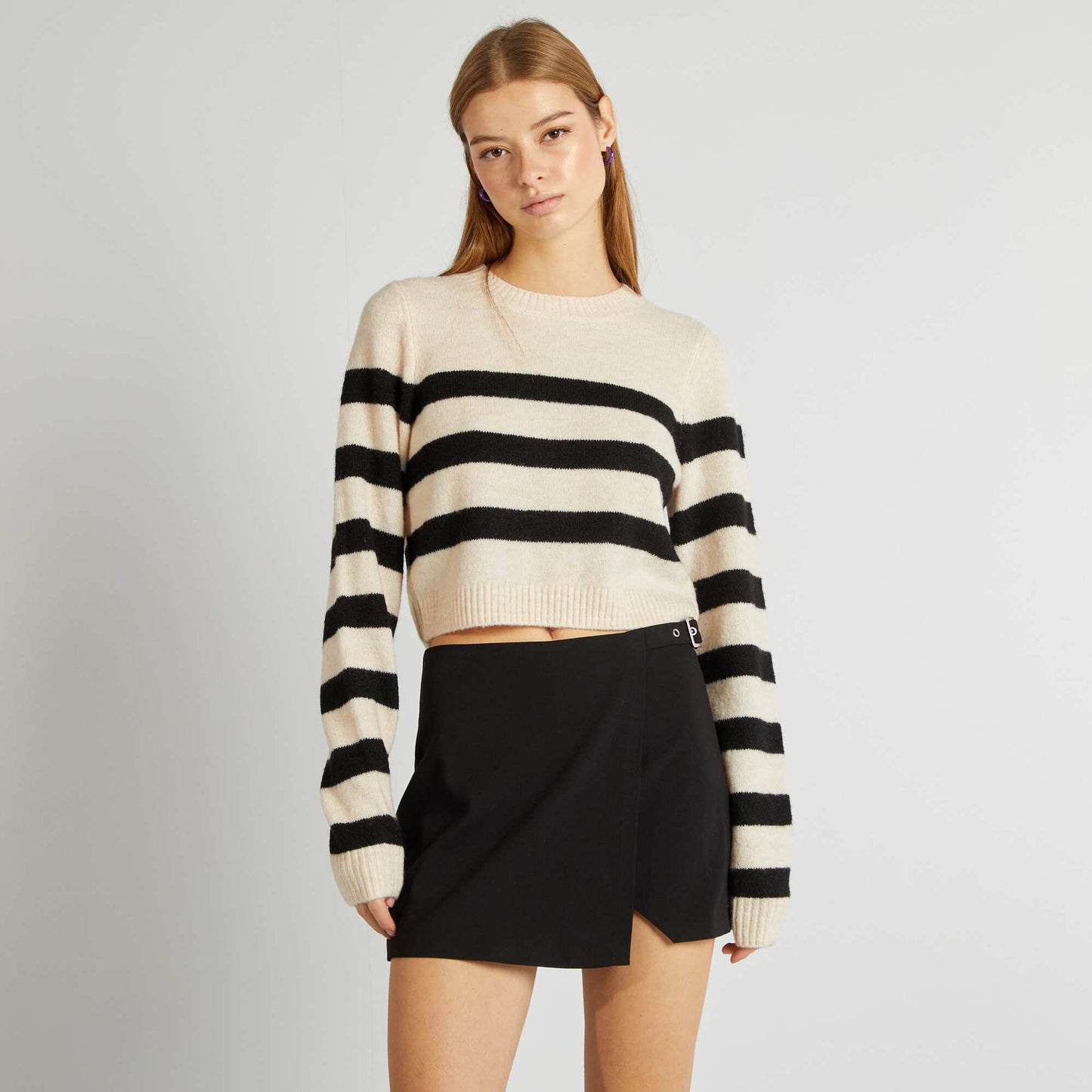 Short skort black