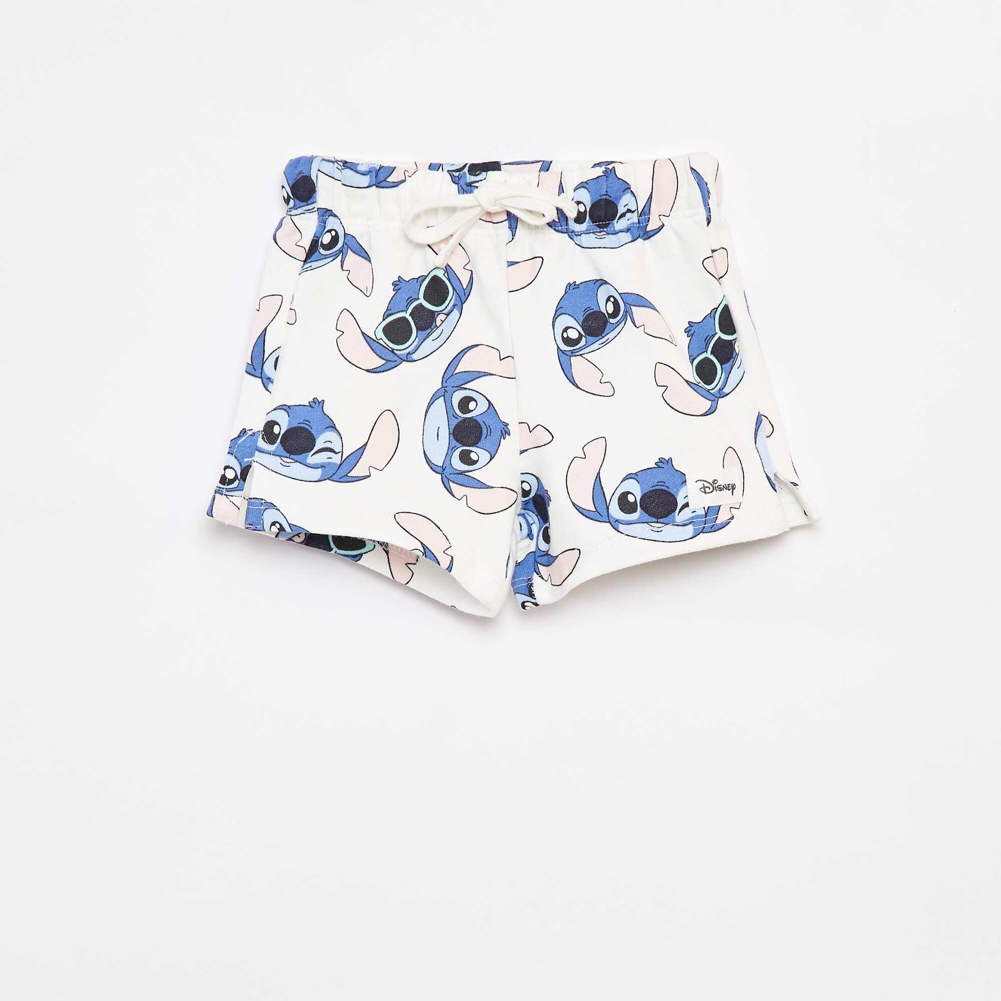 'Disney' shorts with ties WHITE