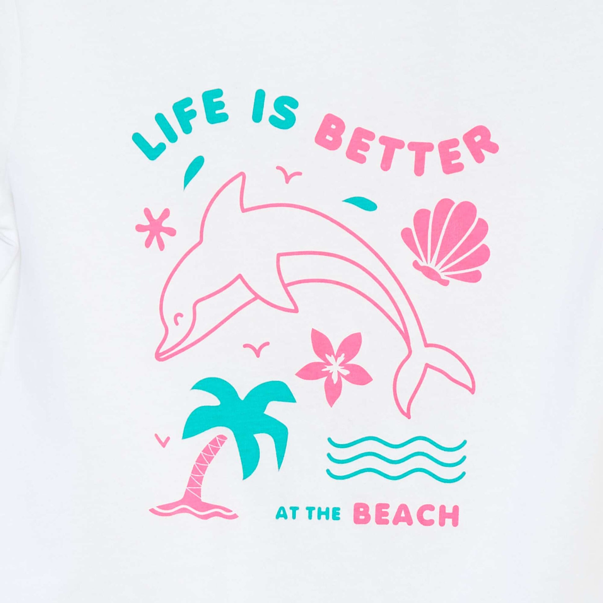 Fun print T-shirt WHITE