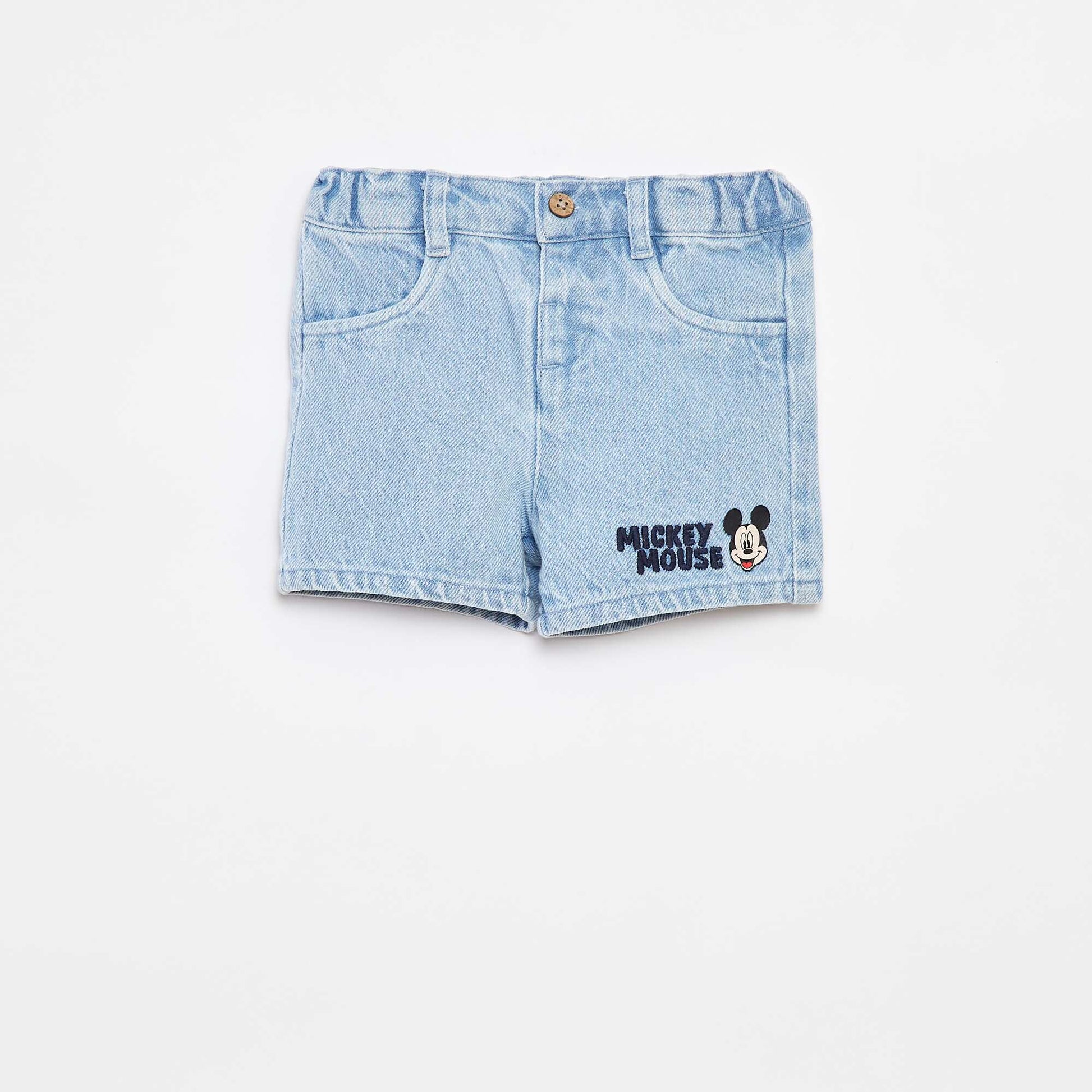 Disney' 'Mickey' denim shorts BLUE – Kiabi KSA