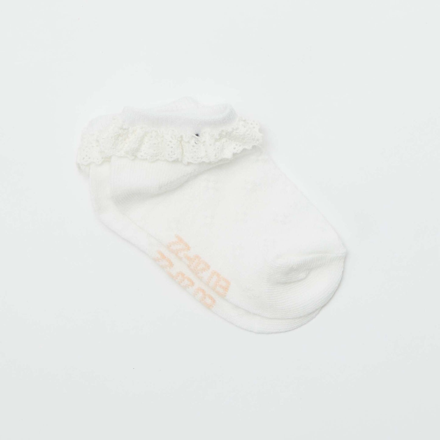 عبوة من 3 أزواج من الجوارب المكشكشة باللون الوردي