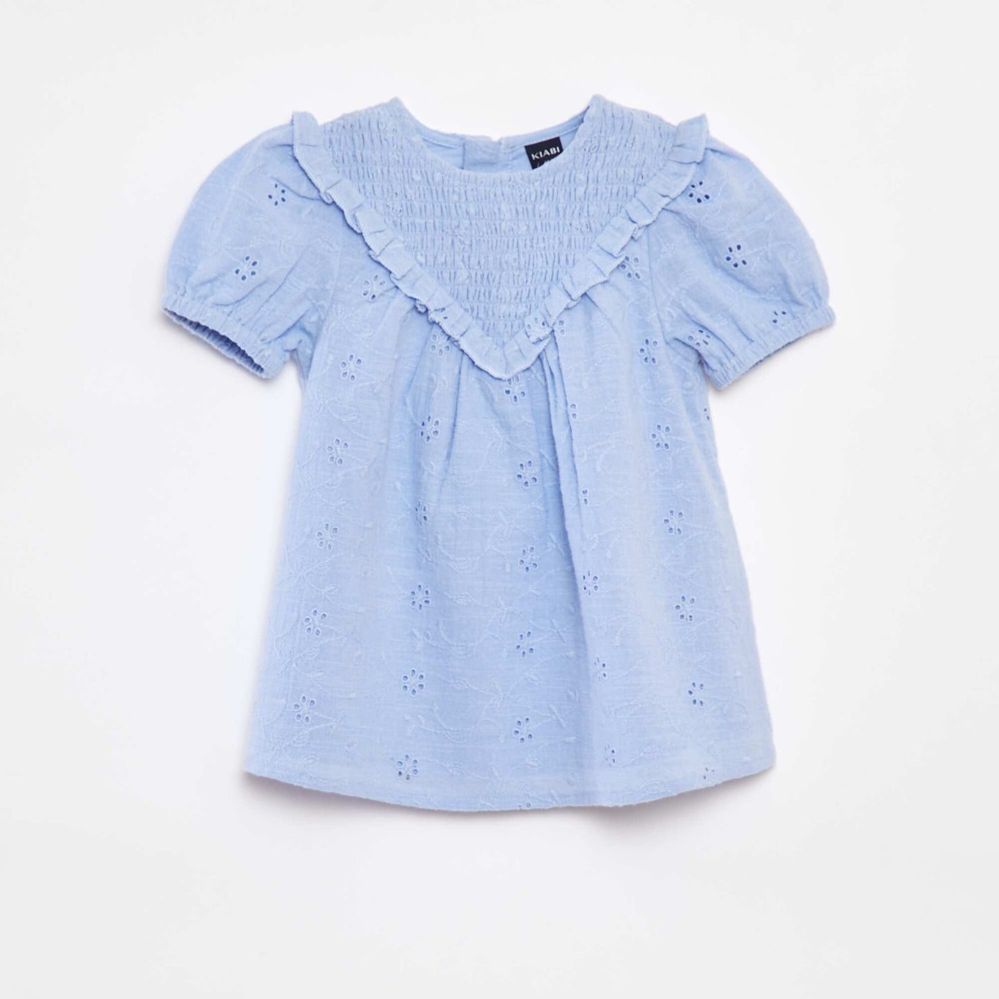 Broderie anglaise dress + briefs set - 2-piece set BLUE